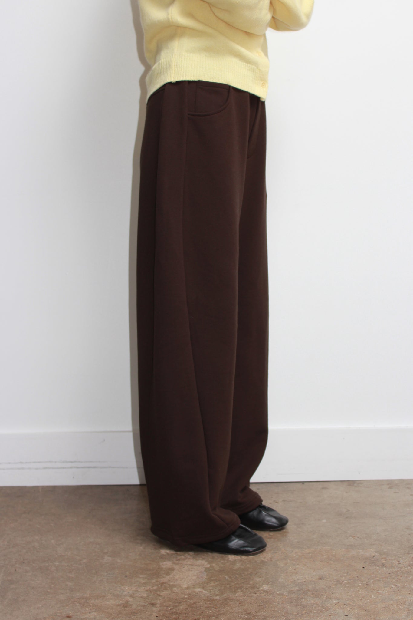 Koni Barrel Leg Sweatpants in Melange Grey