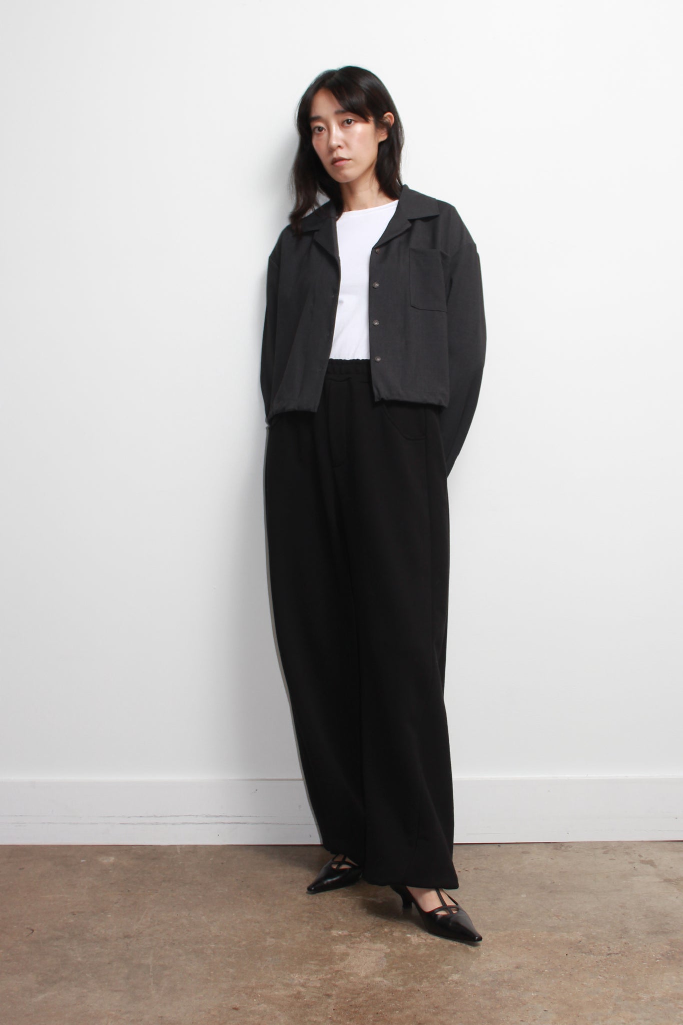 Orrd Cropped Button Up Shirket