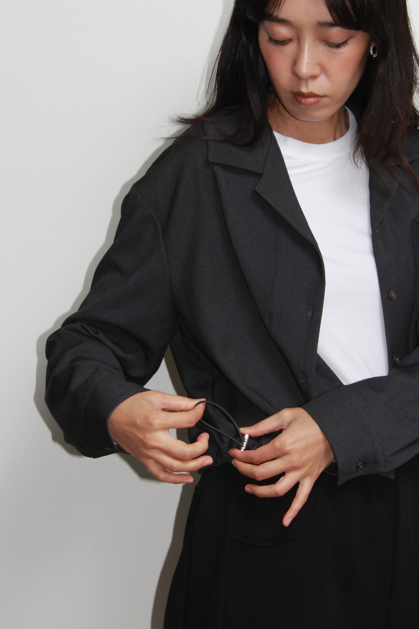 Orrd Cropped Button Up Shirket