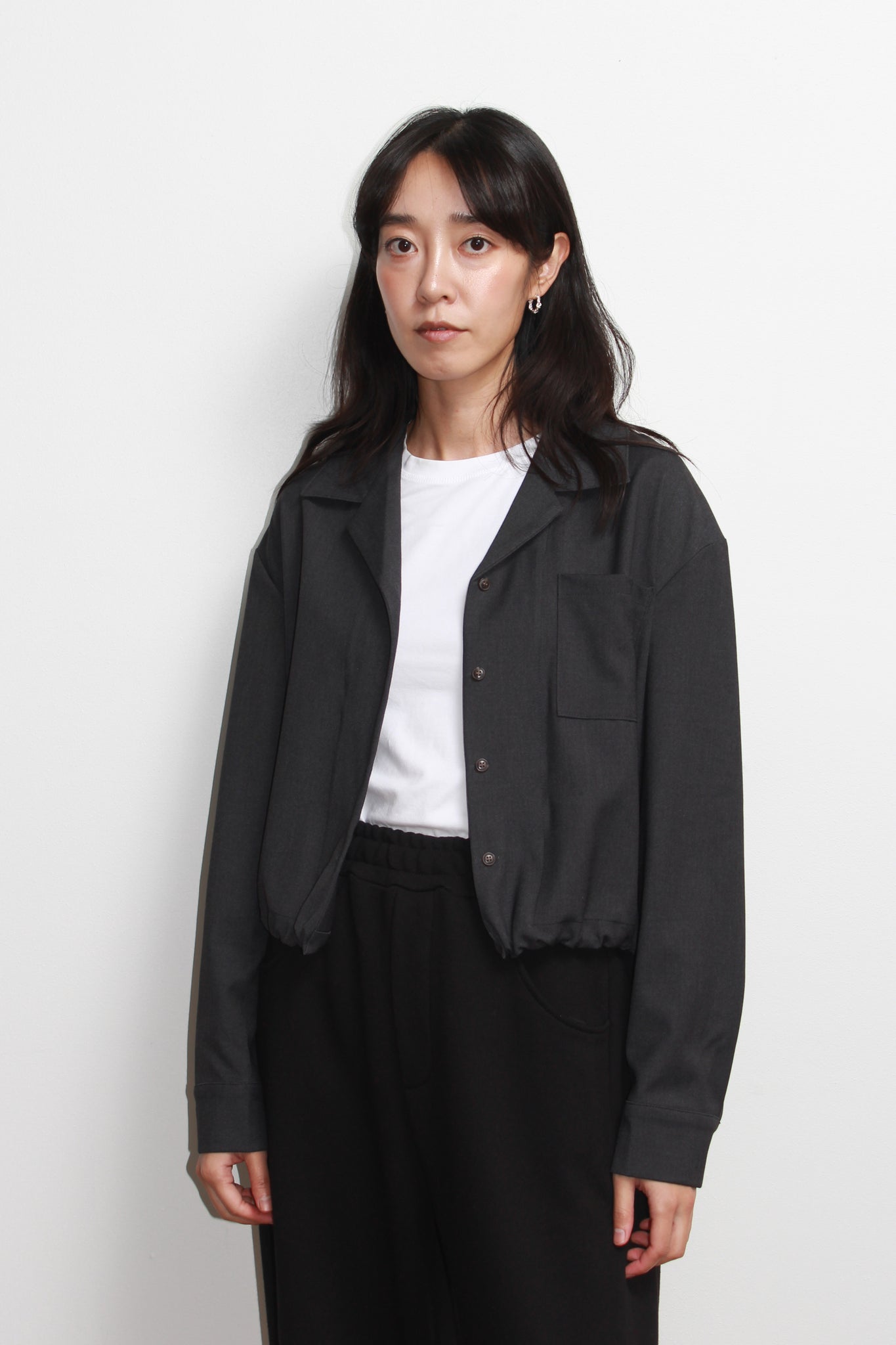 Orrd Cropped Button Up Shirket