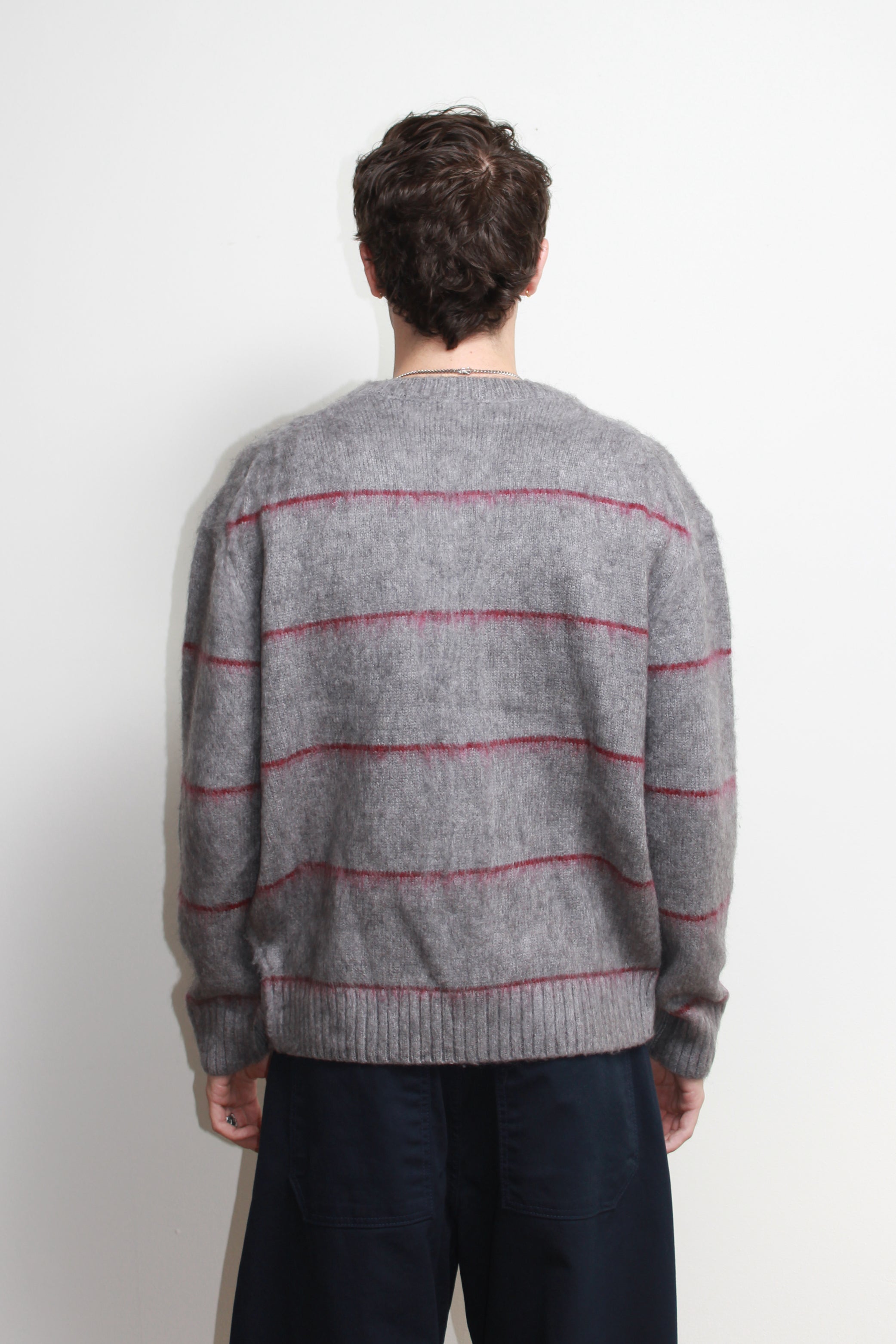 Lie Stripe Cardigan in Grey – Jowa.shop