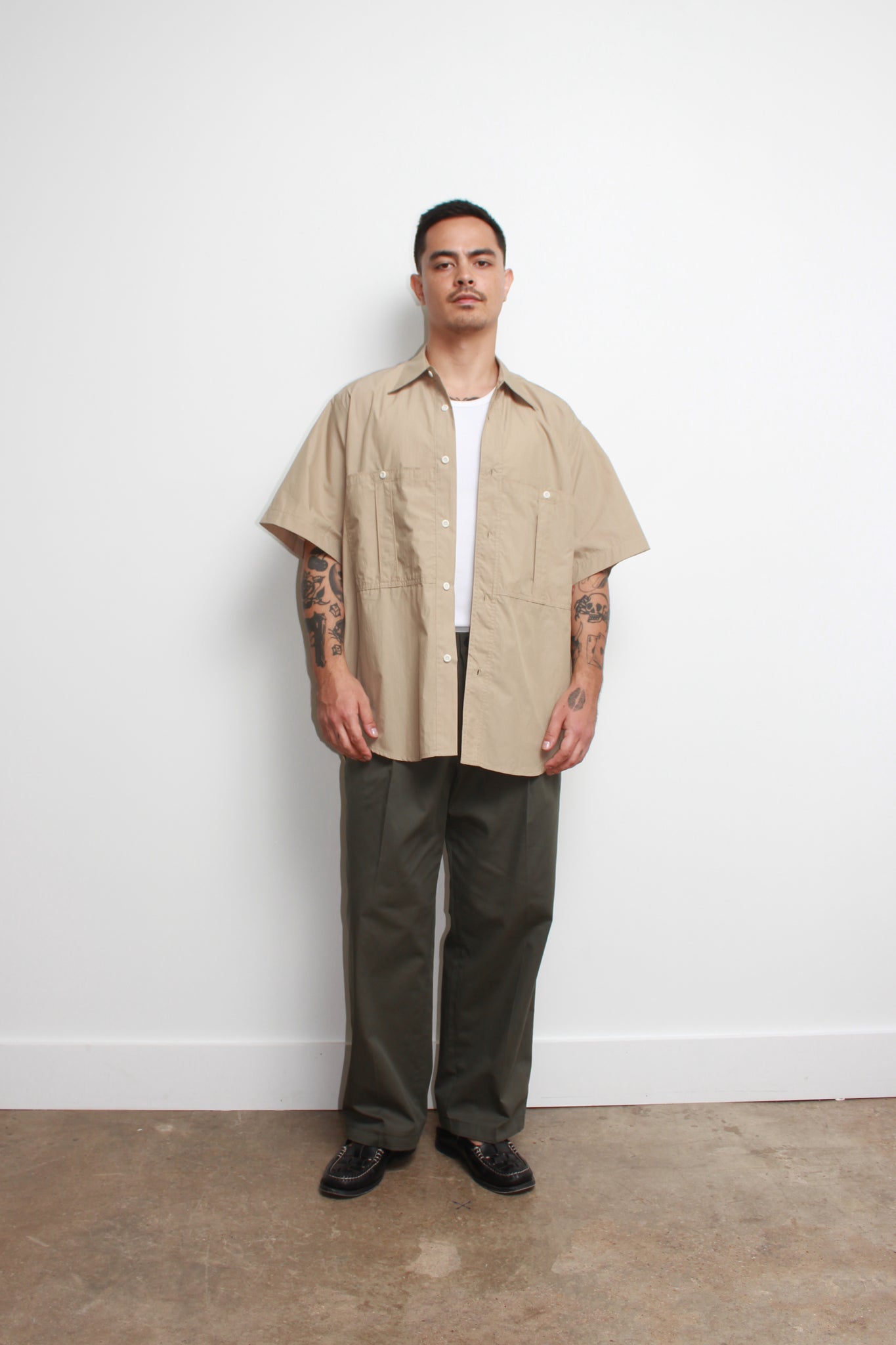 Maro Pocket Shirts in Khaki