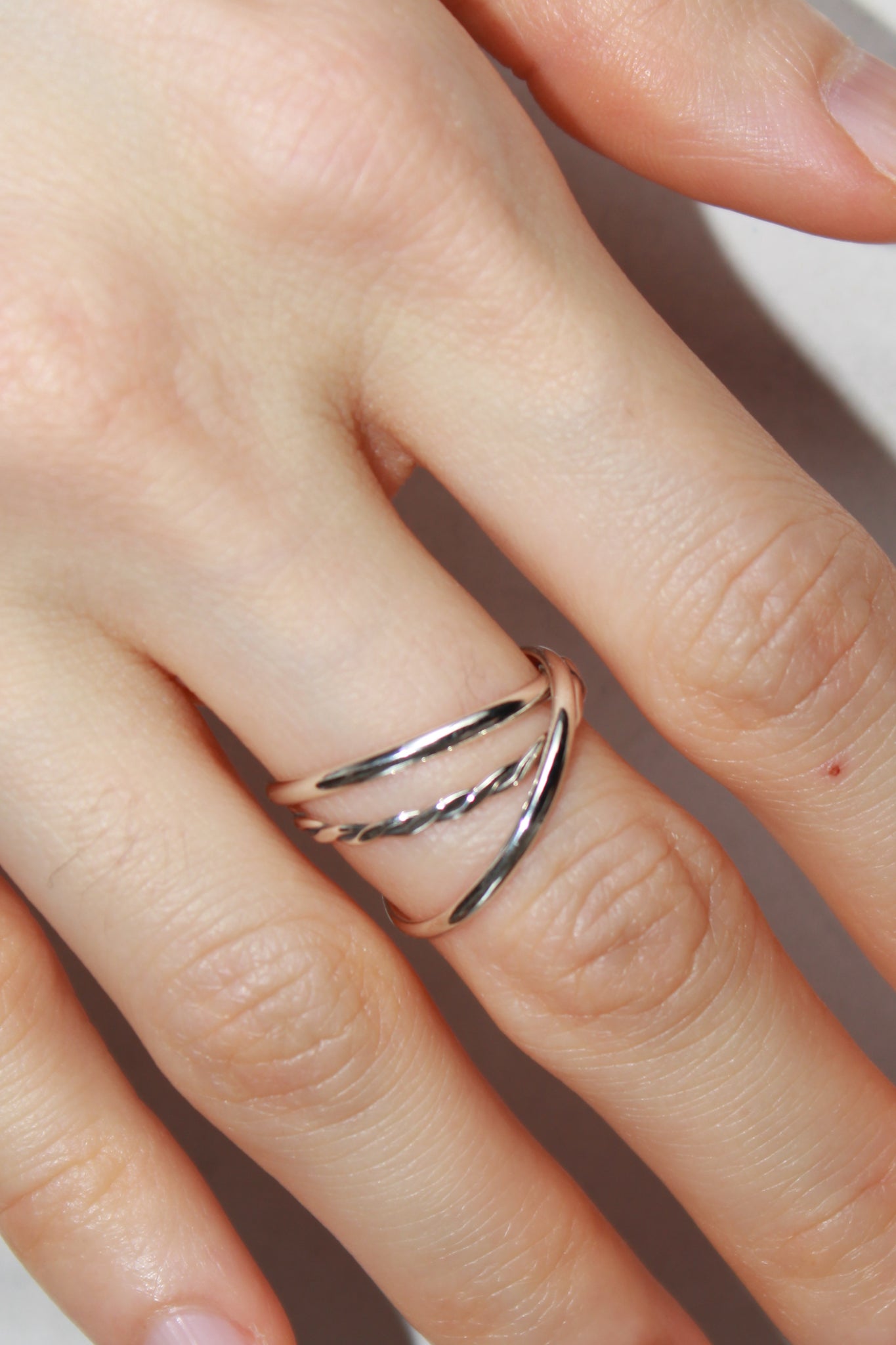 Three layered ring