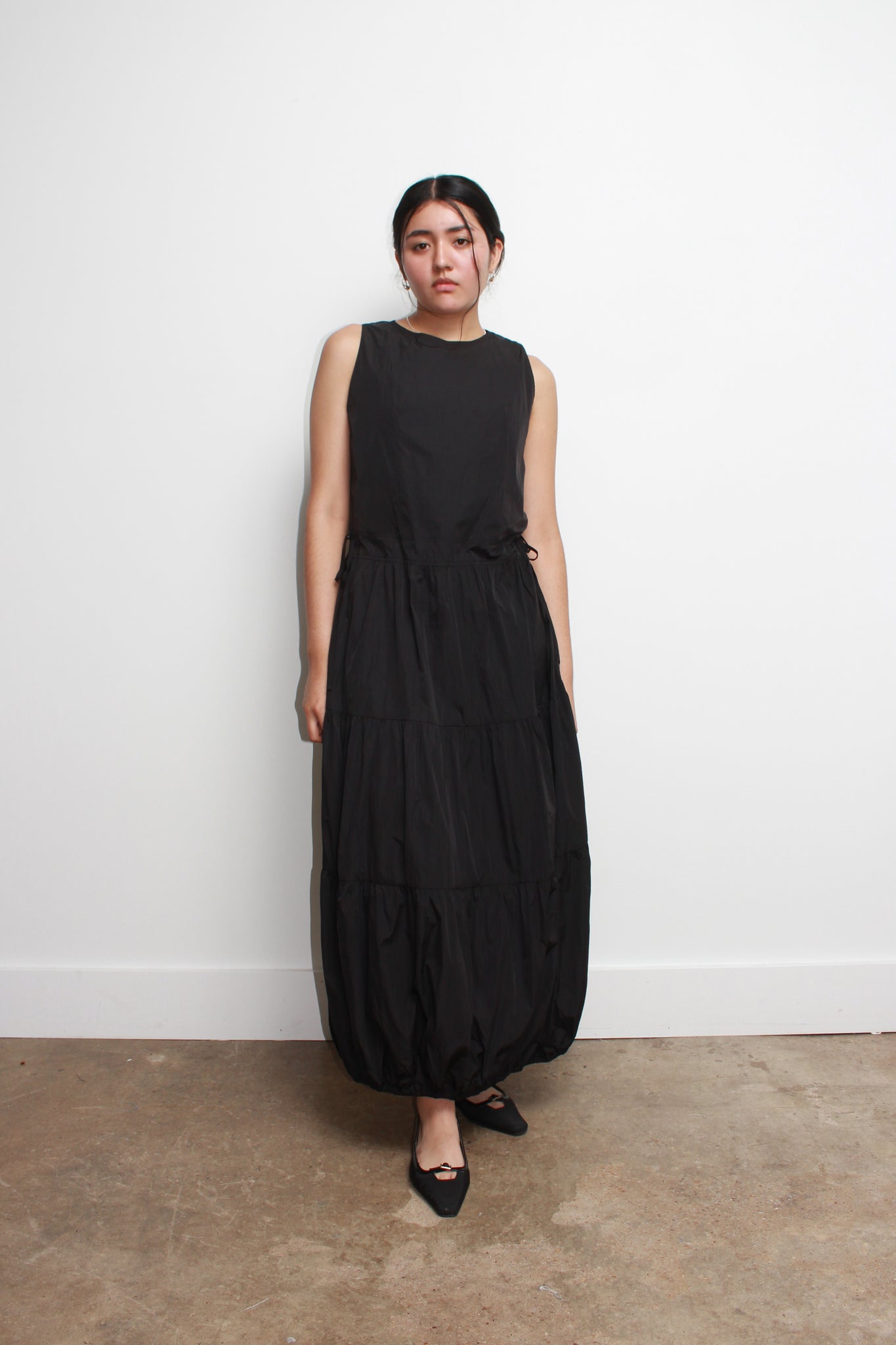 Melody Tiered Dress in Black