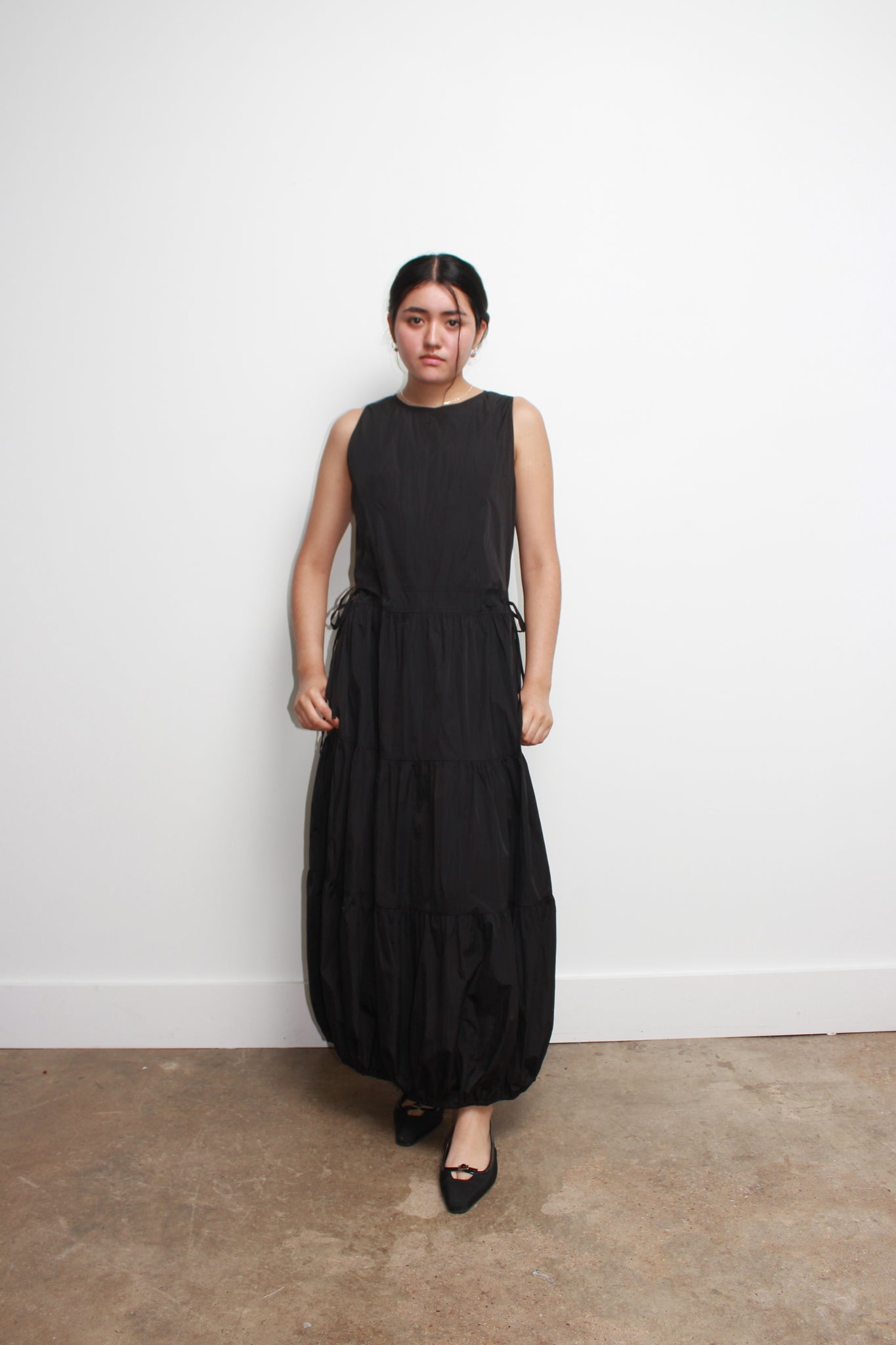 Melody Tiered Dress in Black