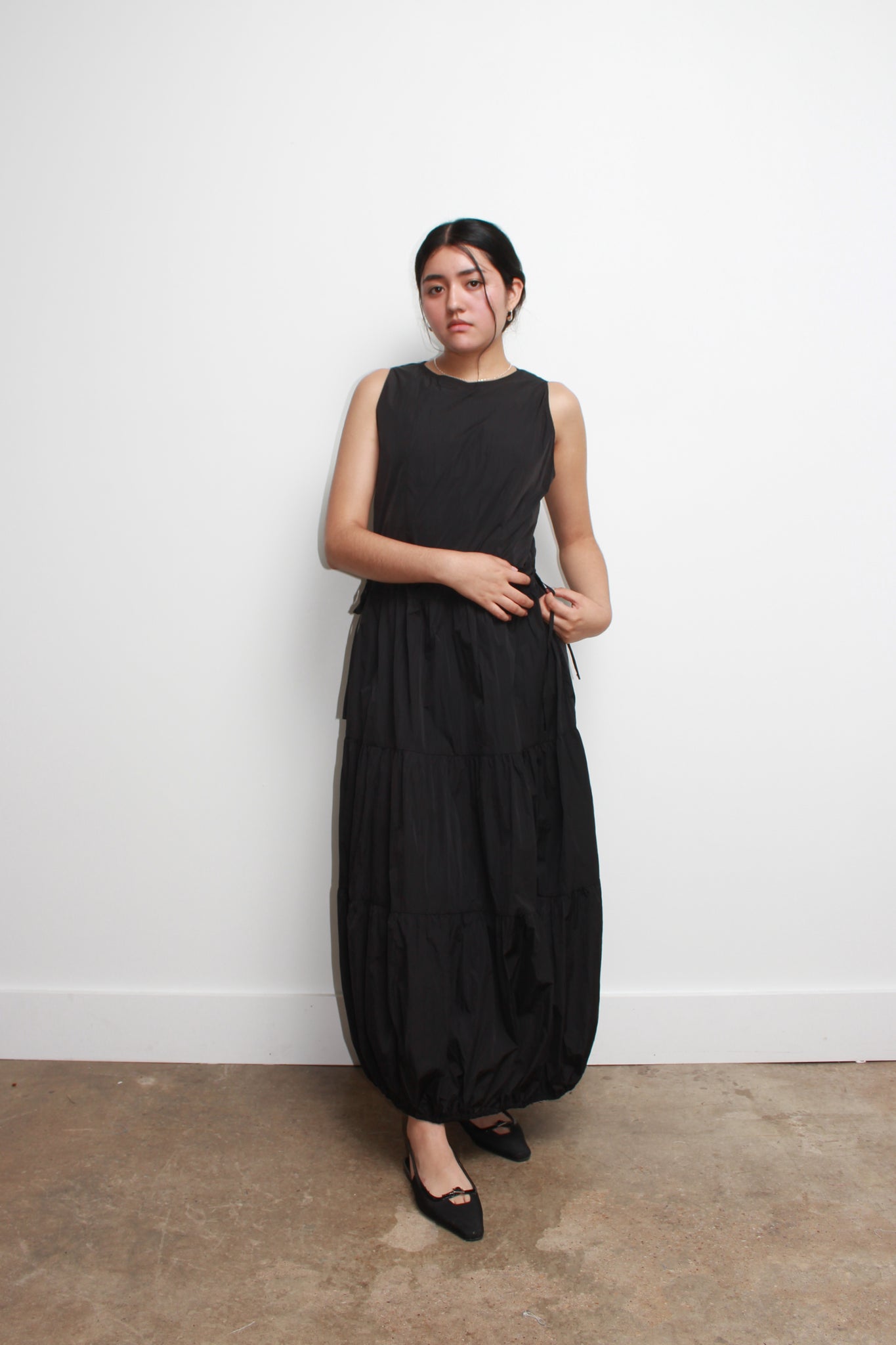 Melody Tiered Dress in Black