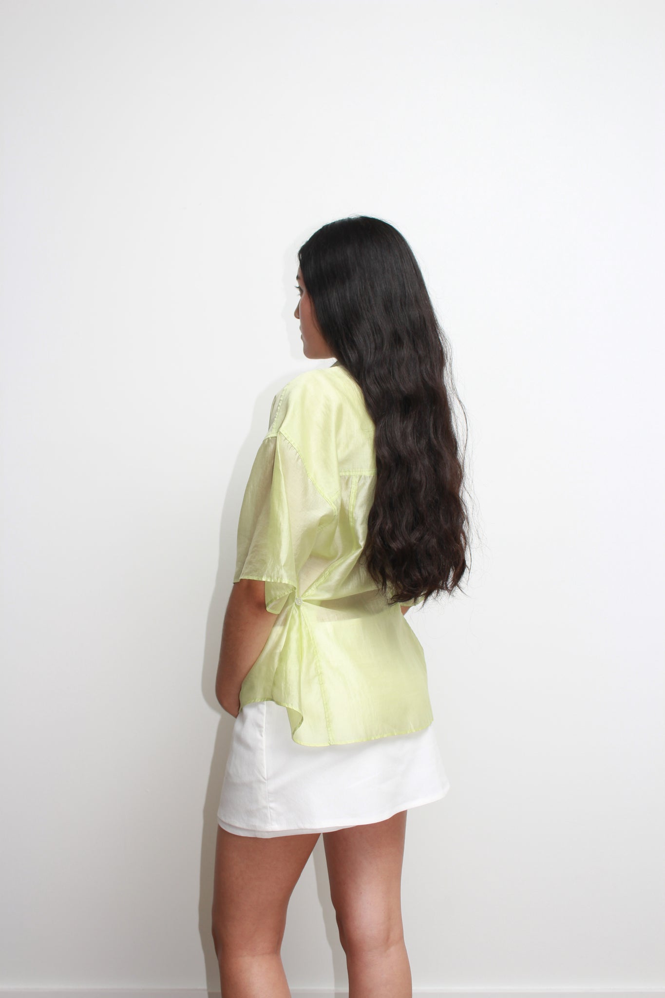 Side Button Shirts in Melon