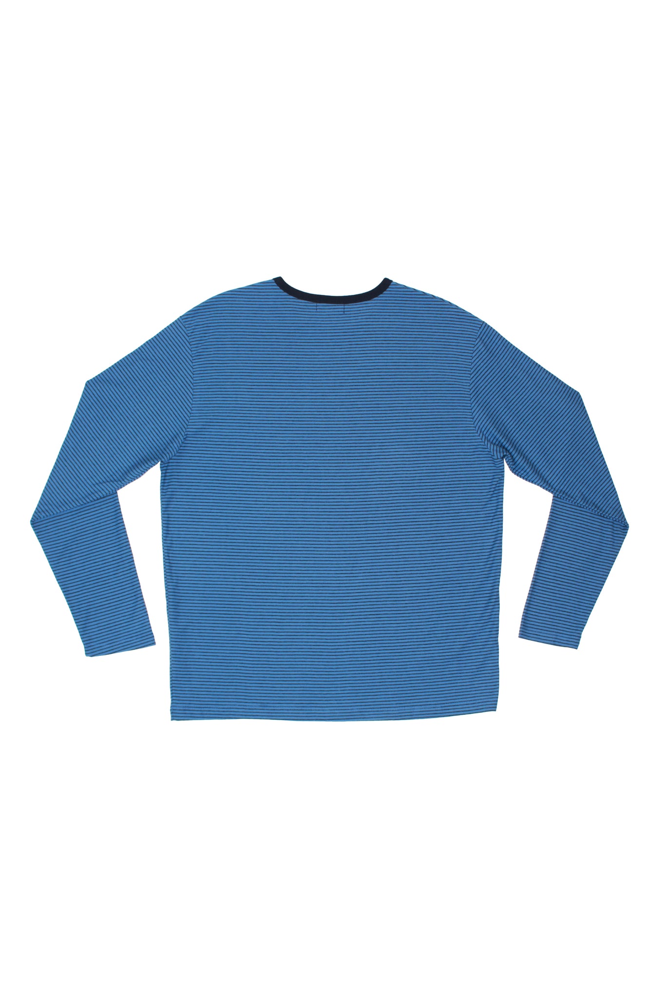 Lemay Stripe Long Sleeve T-Shirt in Blue