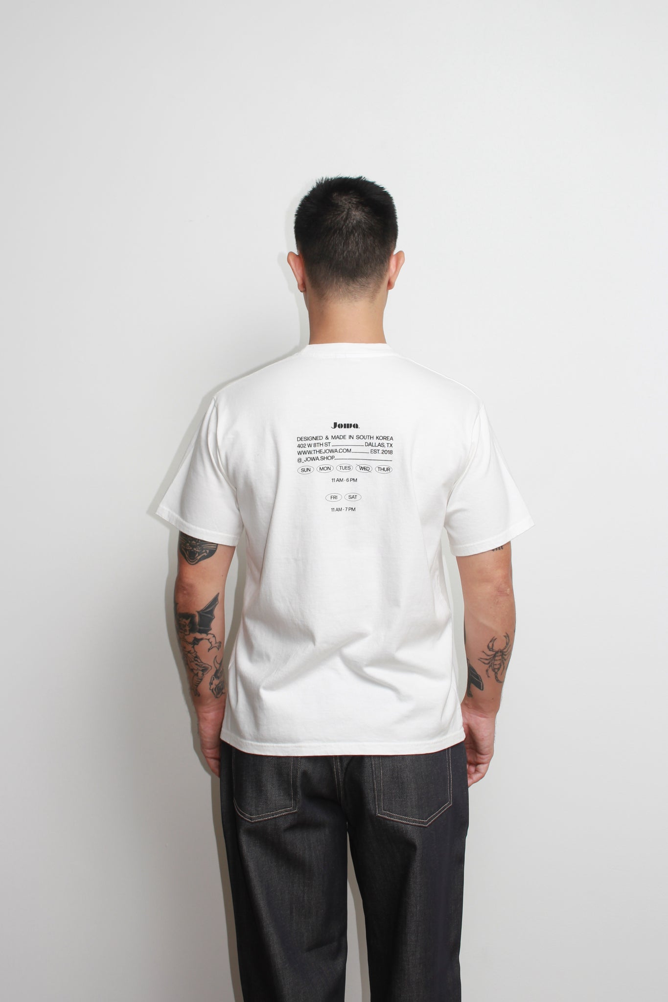 Jowa URL T-shirts in White