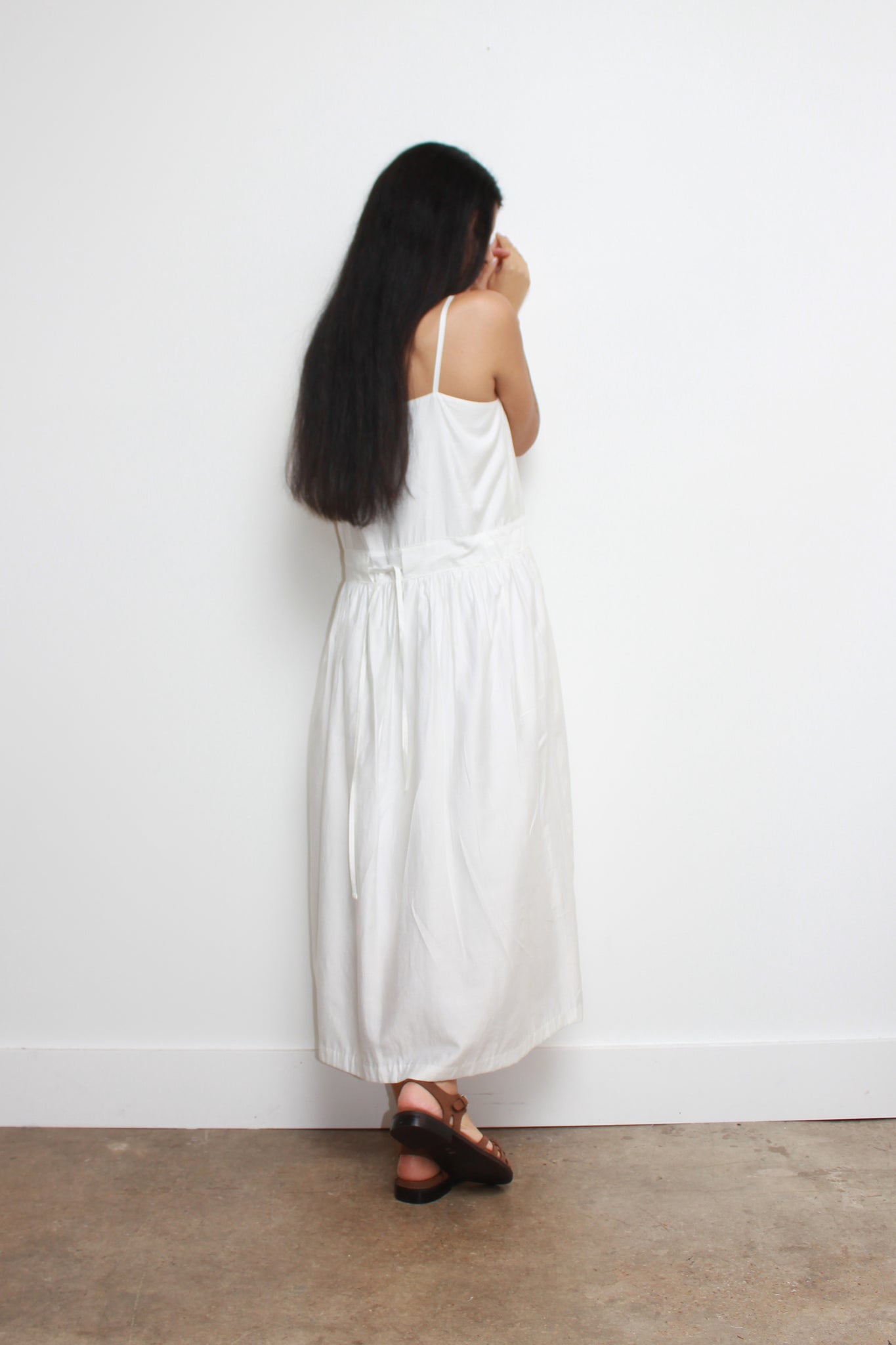 Roaming Dress in White