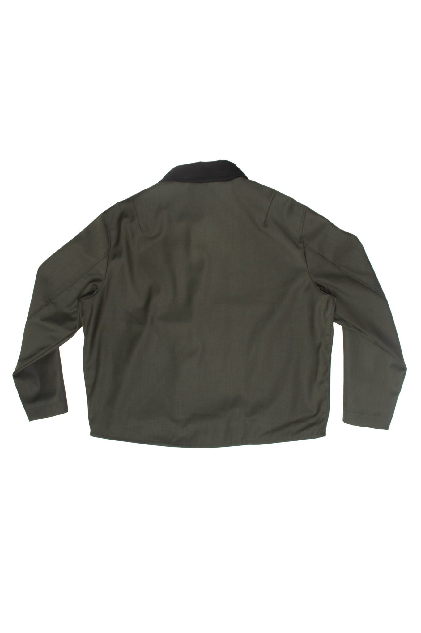 City Two way Zipper jacket in Olive