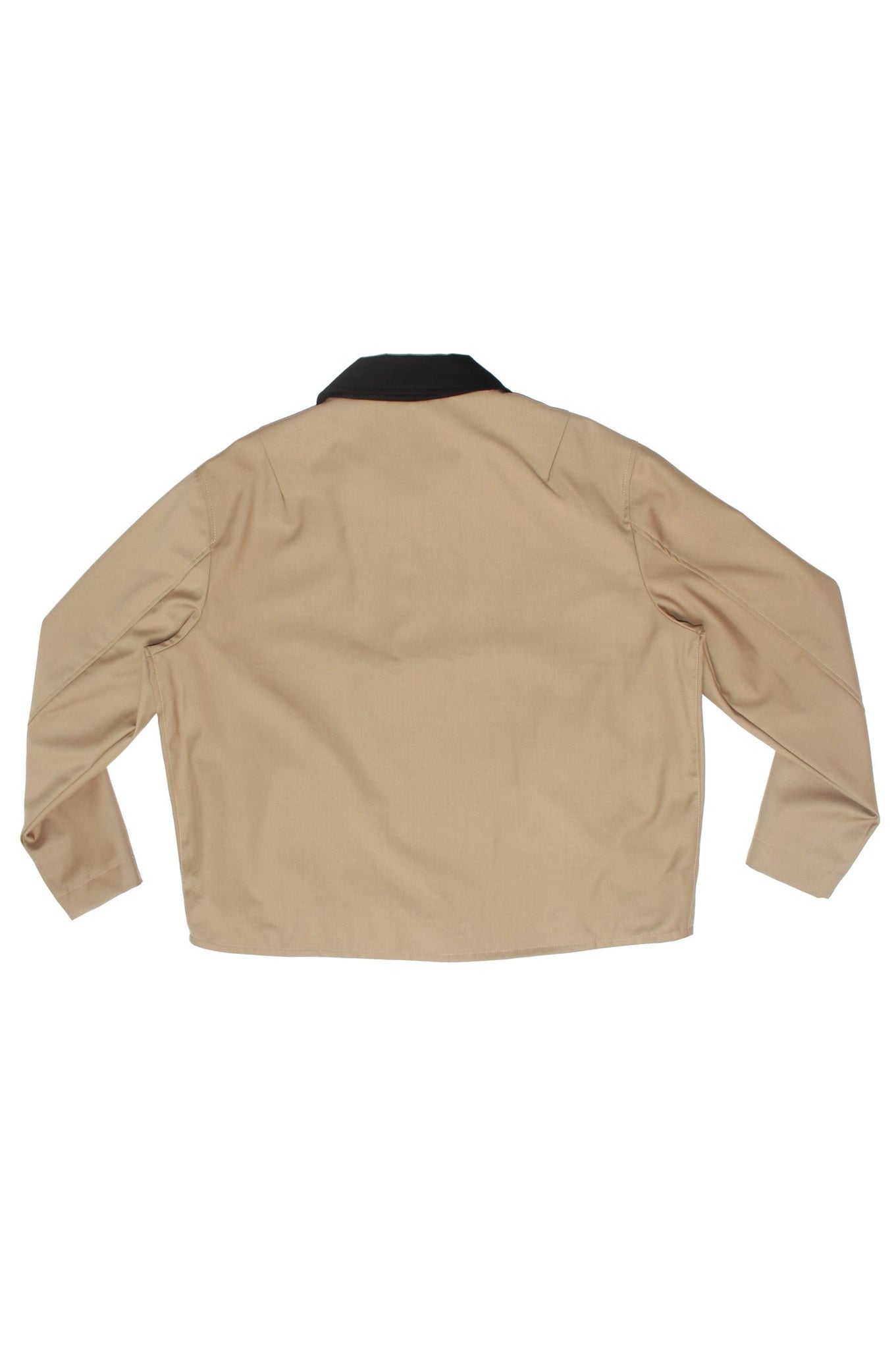 City Two way Zipper jacket in Beige