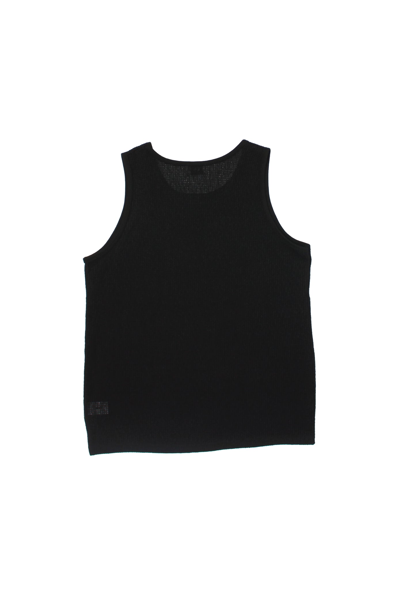 Mao Sleeveless Knit Top in Black