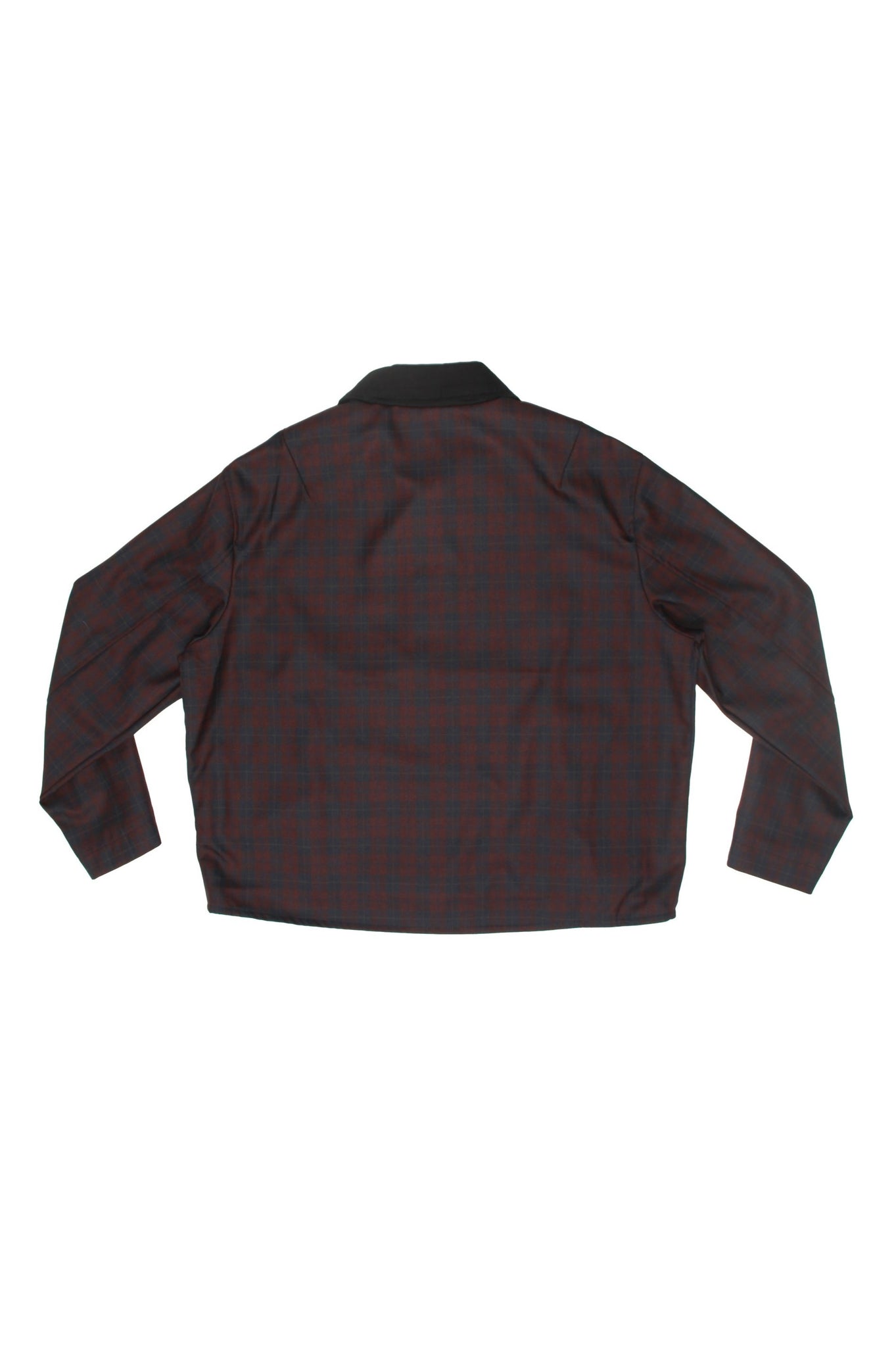 City Two way Zipper jacket in Plaid Red