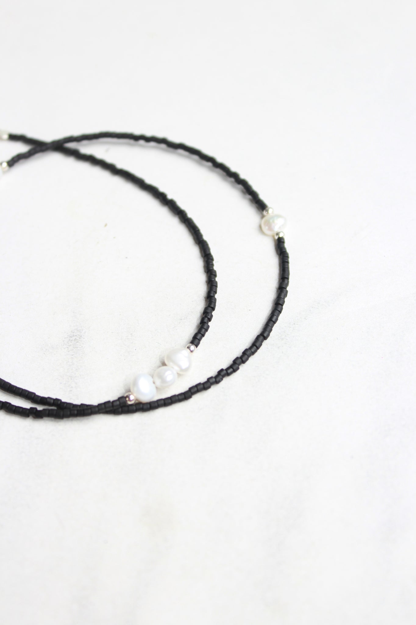 Fresh Water Pearl Necklace in Black