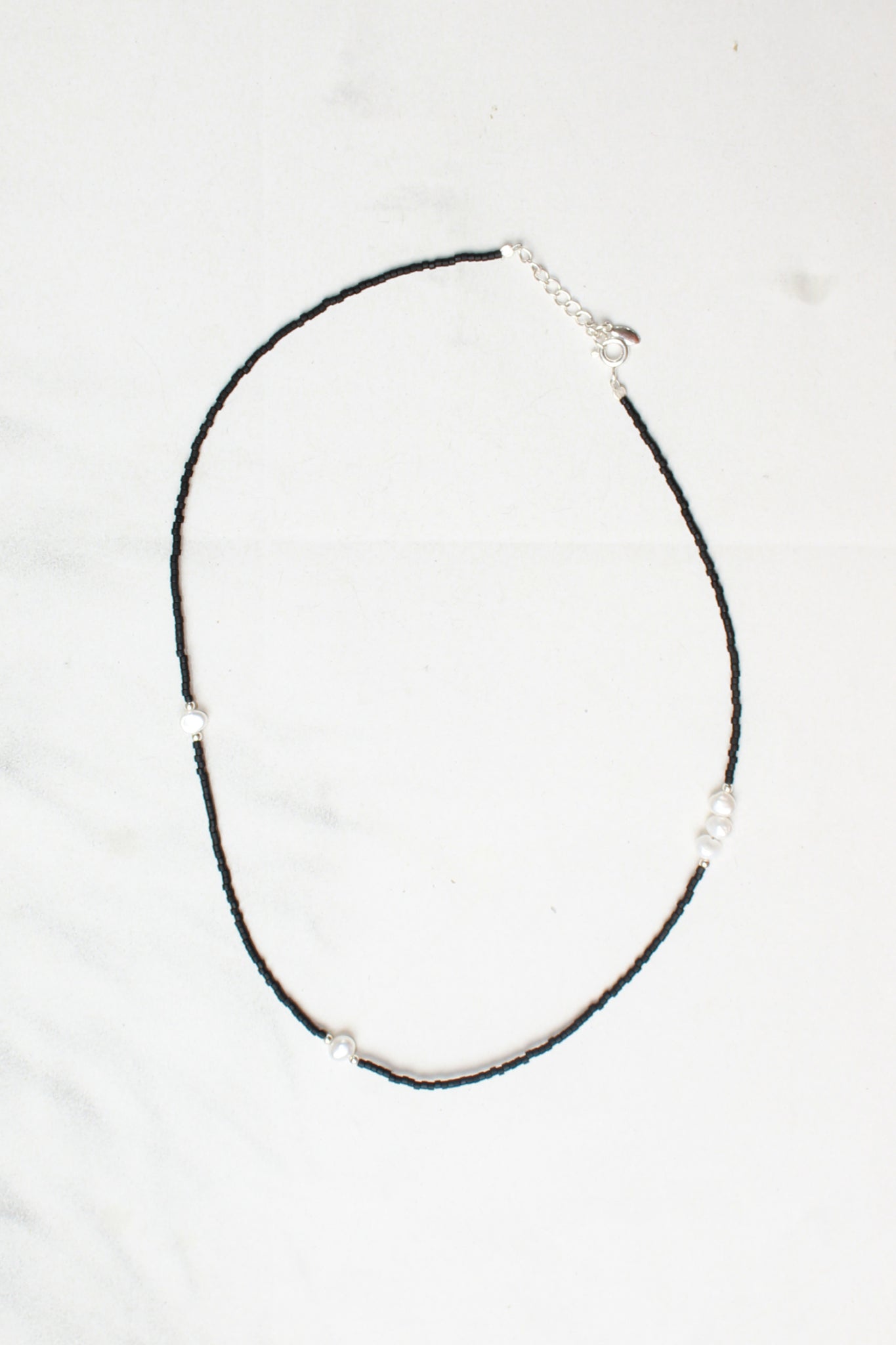 Fresh Water Pearl Necklace in Black