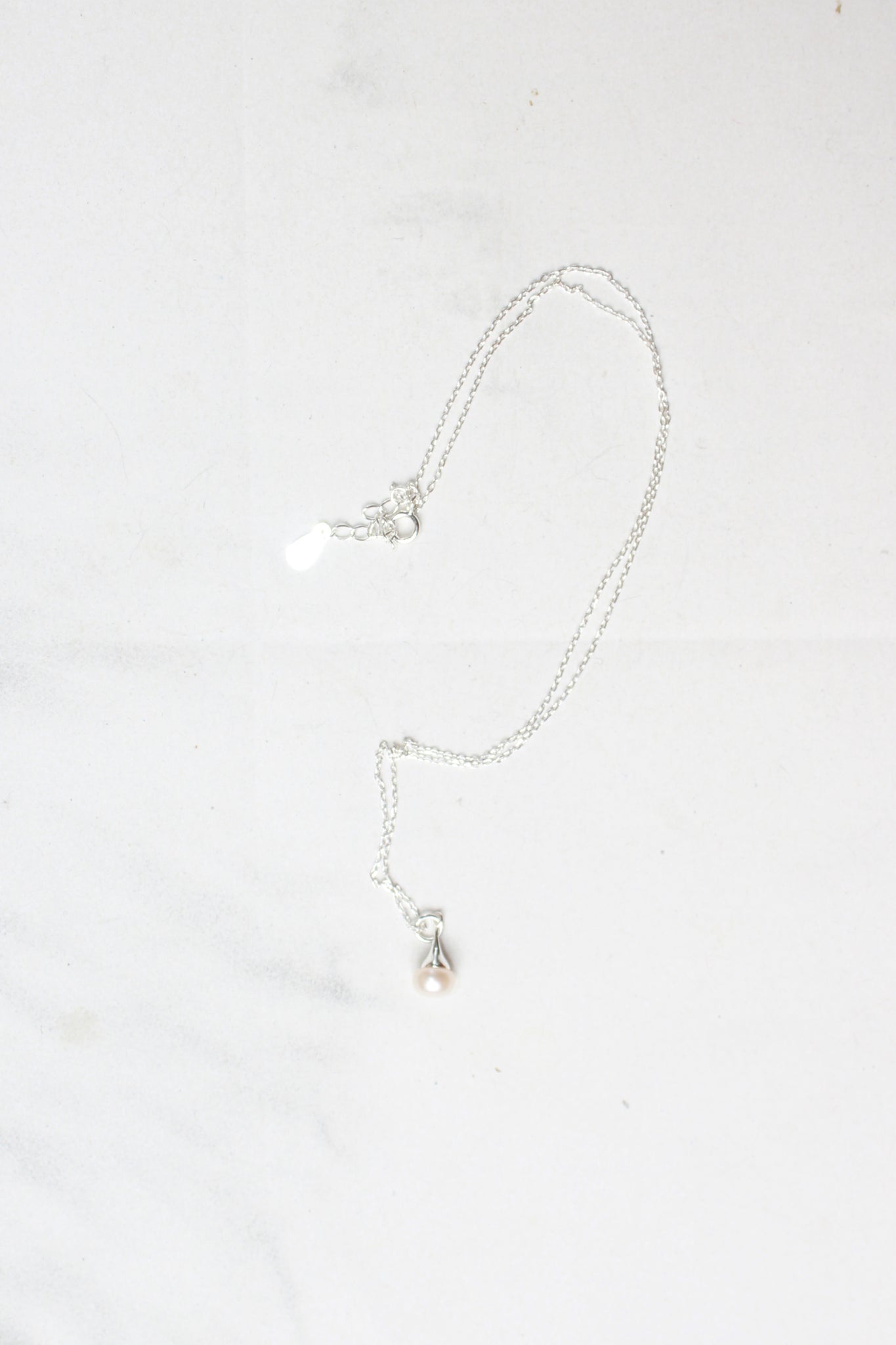 Tear Drop Pearl Necklace