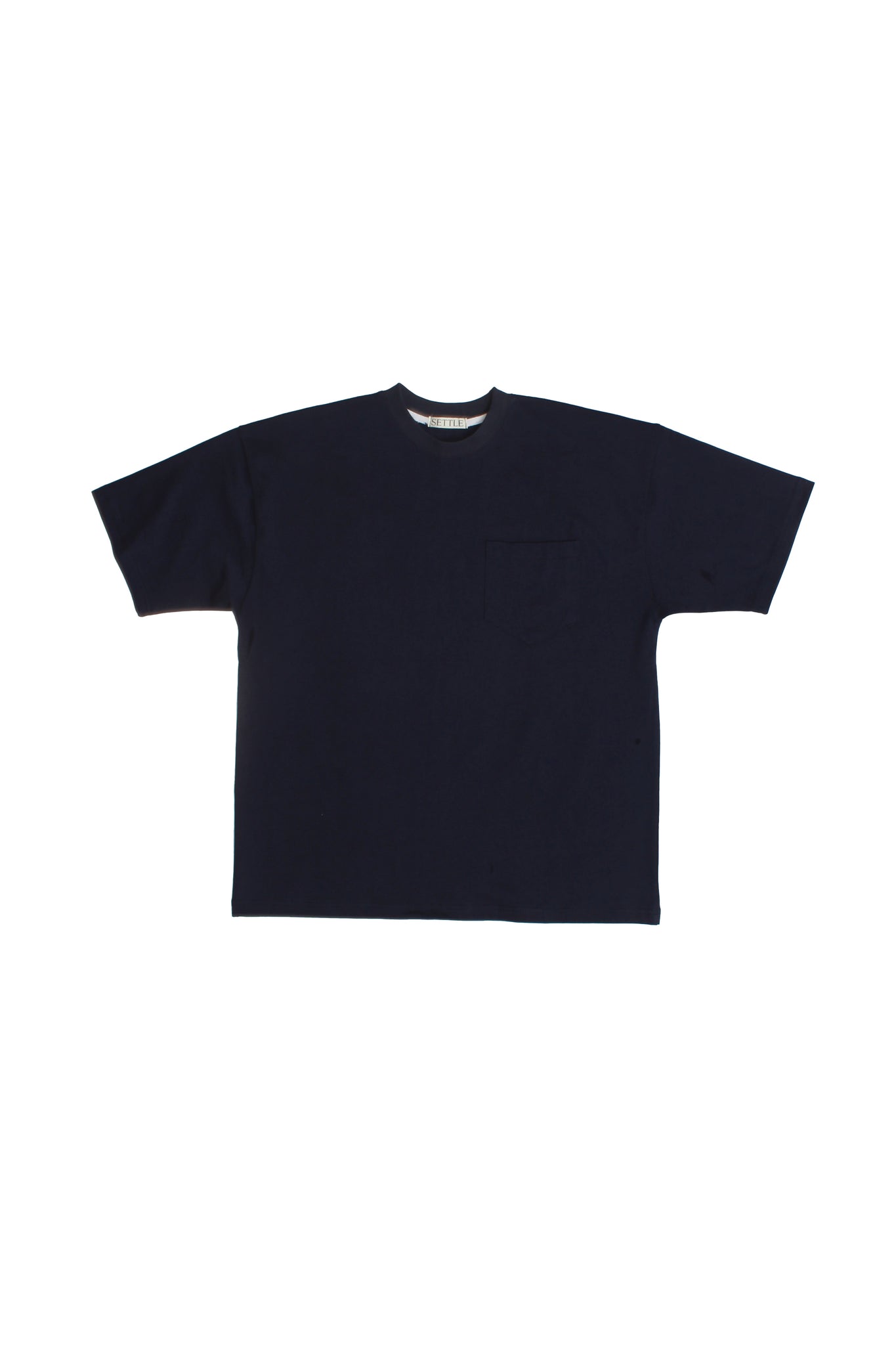 Oversized One Pocket T-Shirts in Navy