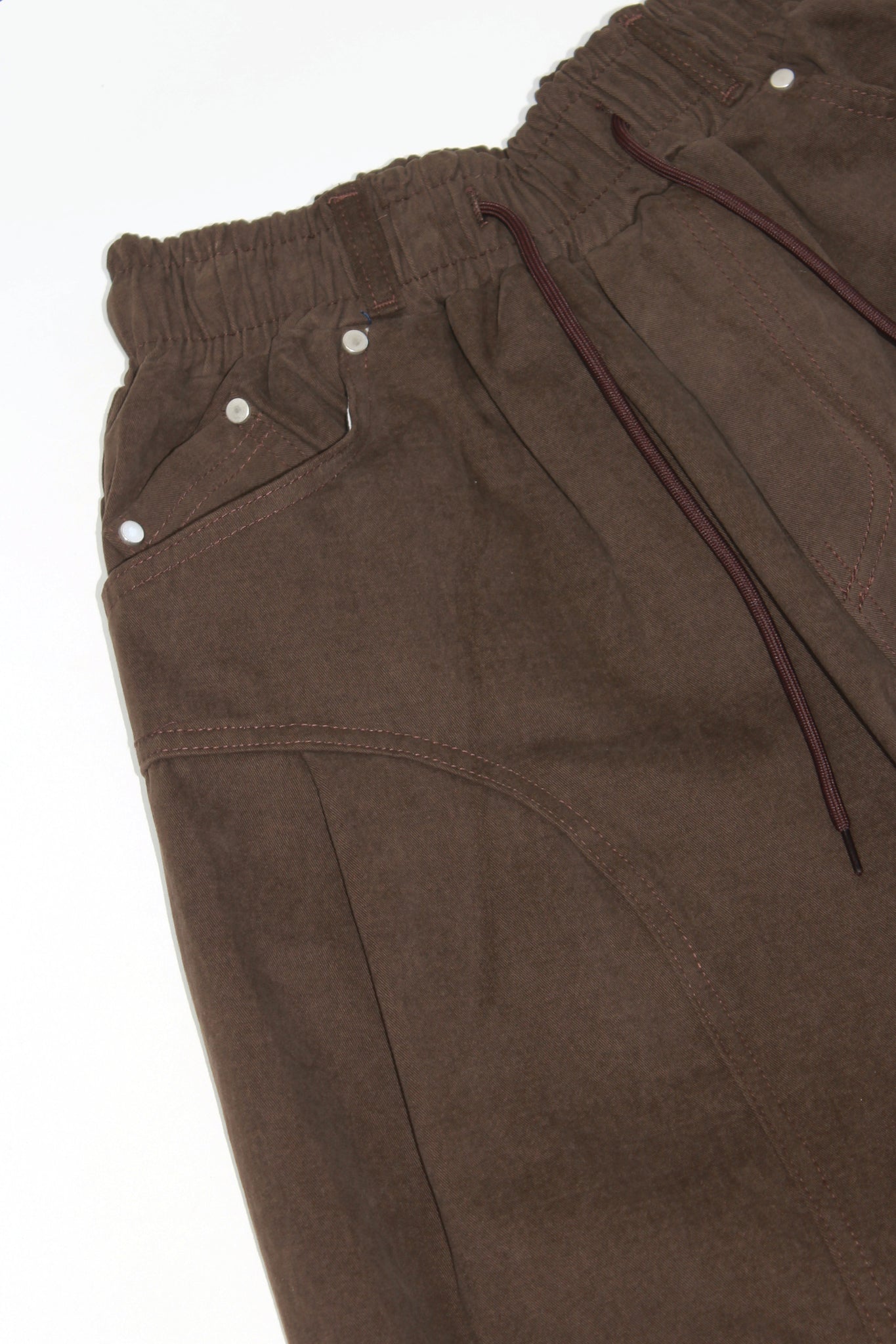 Crome Curved Barrel Leg Pant in Brown