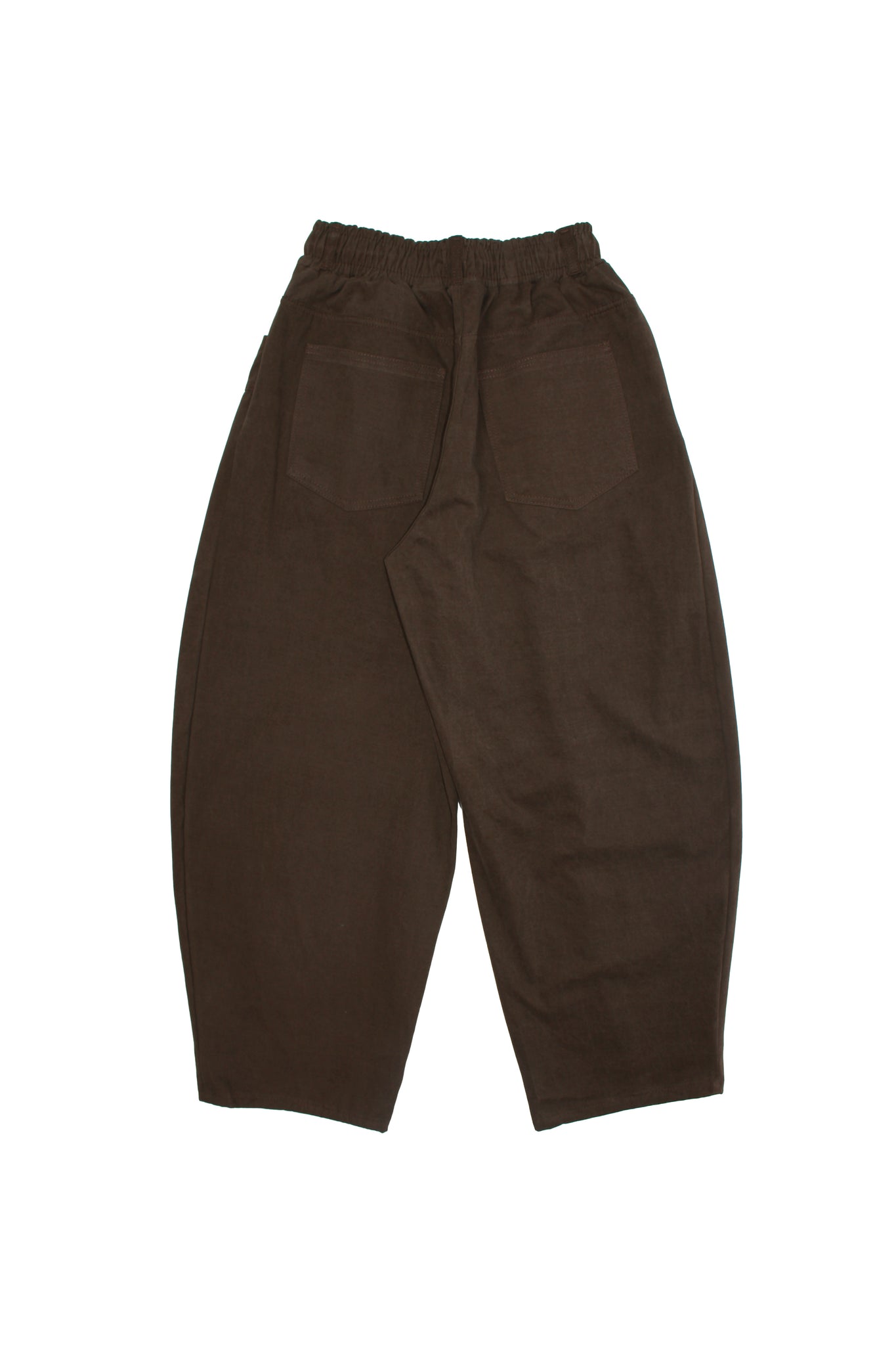 Crome Curved Barrel Leg Pant in Brown