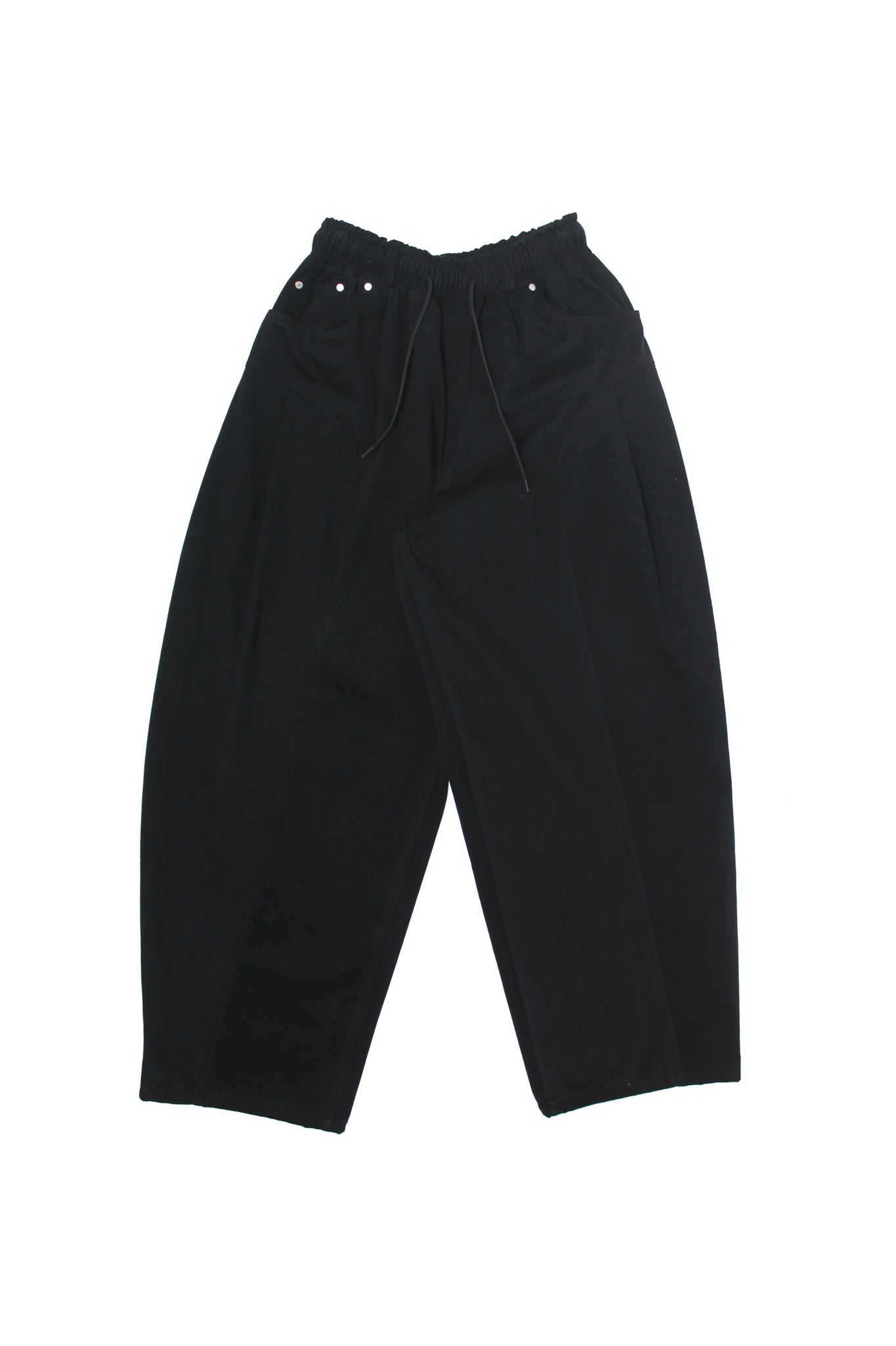 Crome Curved Barrel Leg Pant in Black