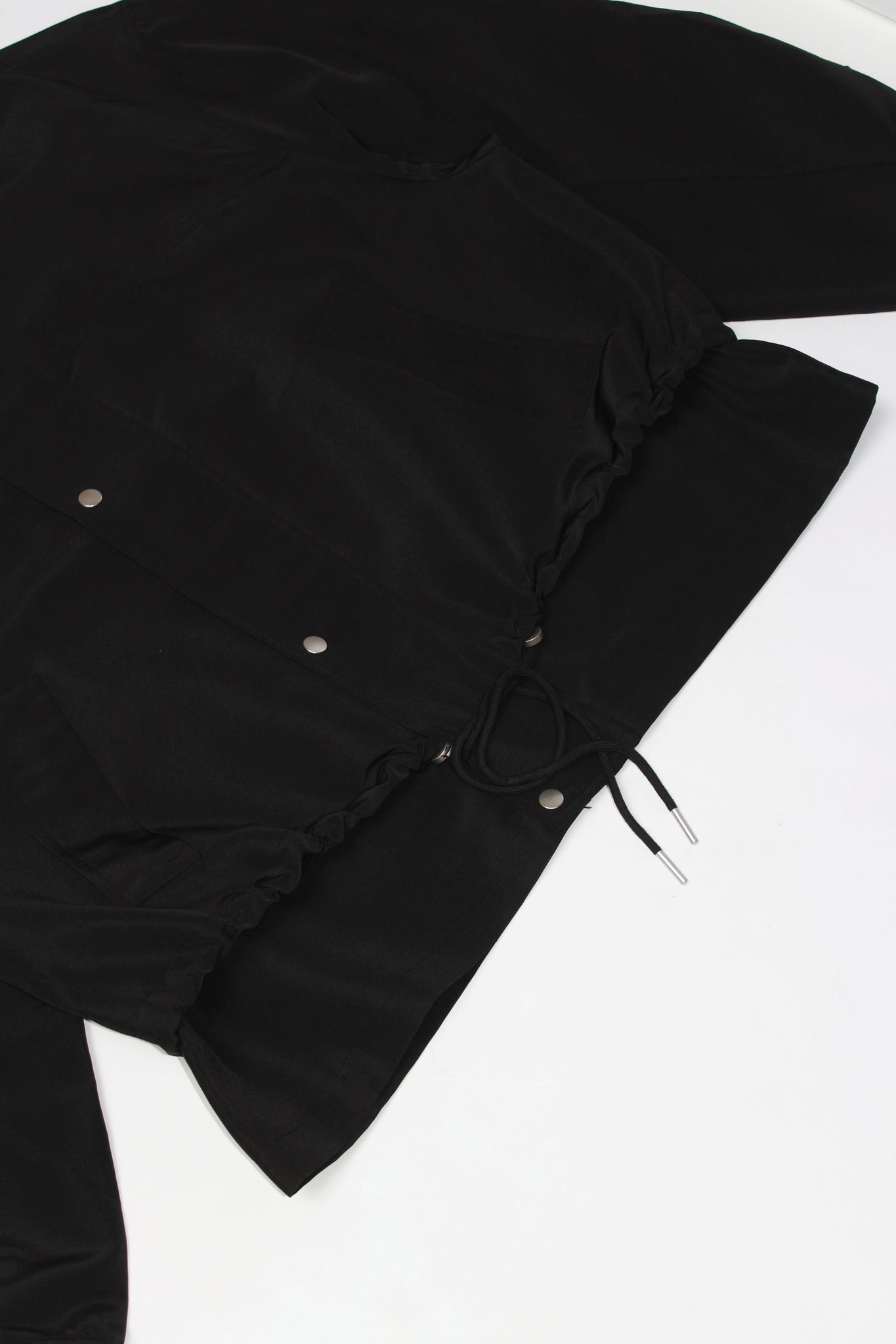 Shell High-neck Jacket in Black – Jowa.shop