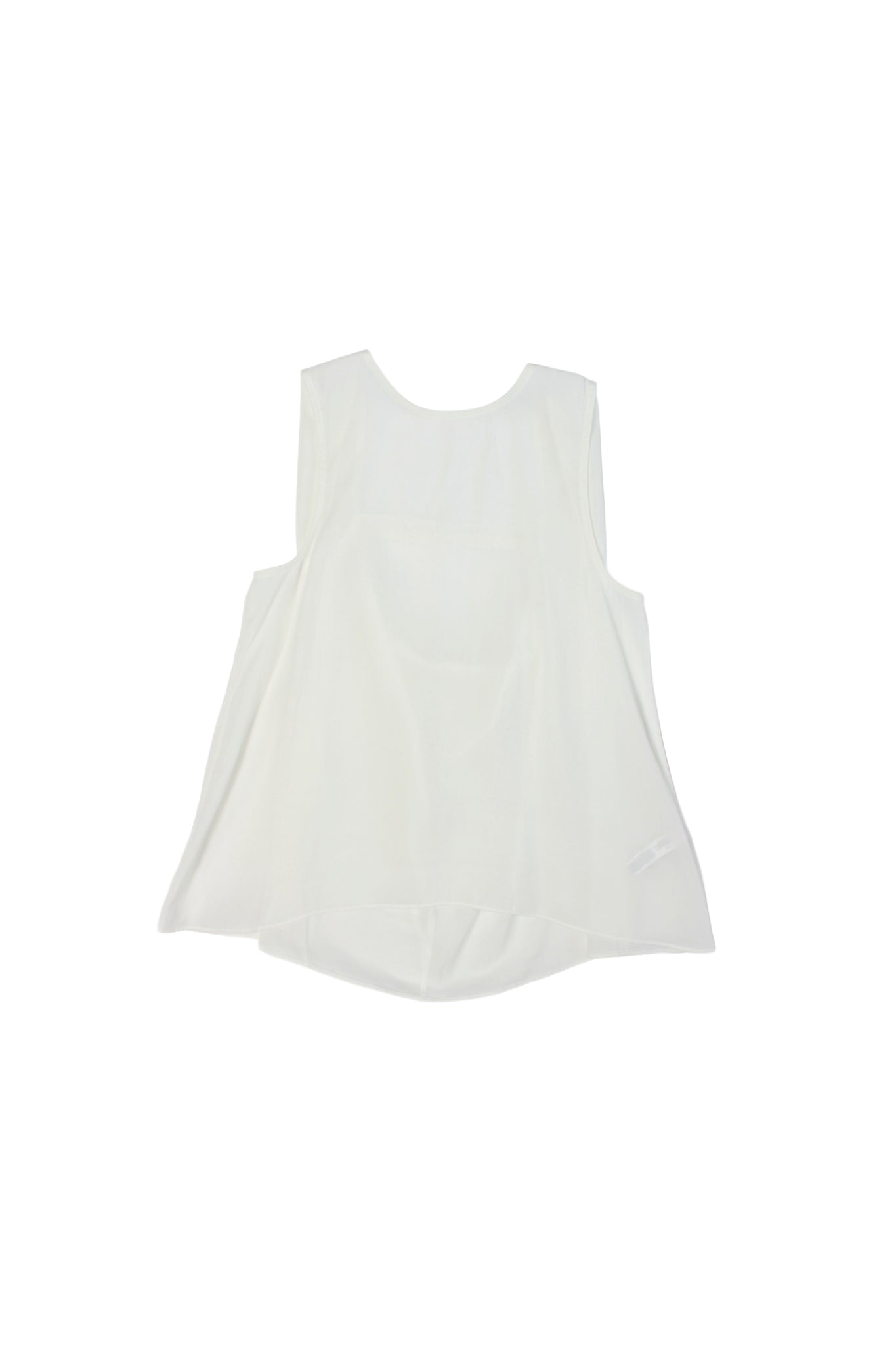 lily white clothing tops Lilly Linen Open Back Top in White