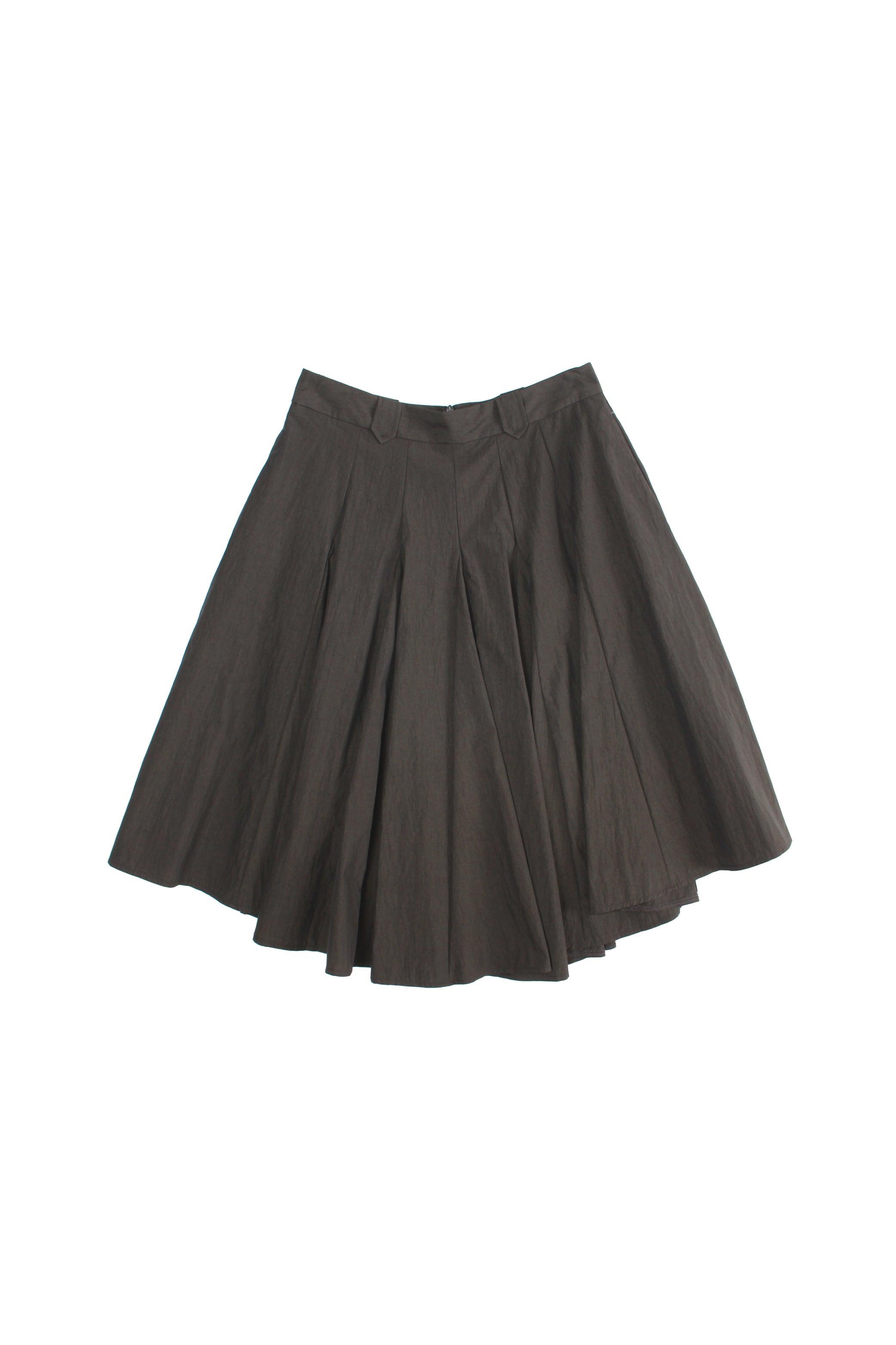 Asymmetrical Paneled Midi Skirt in Charcoal – Jowa.shop