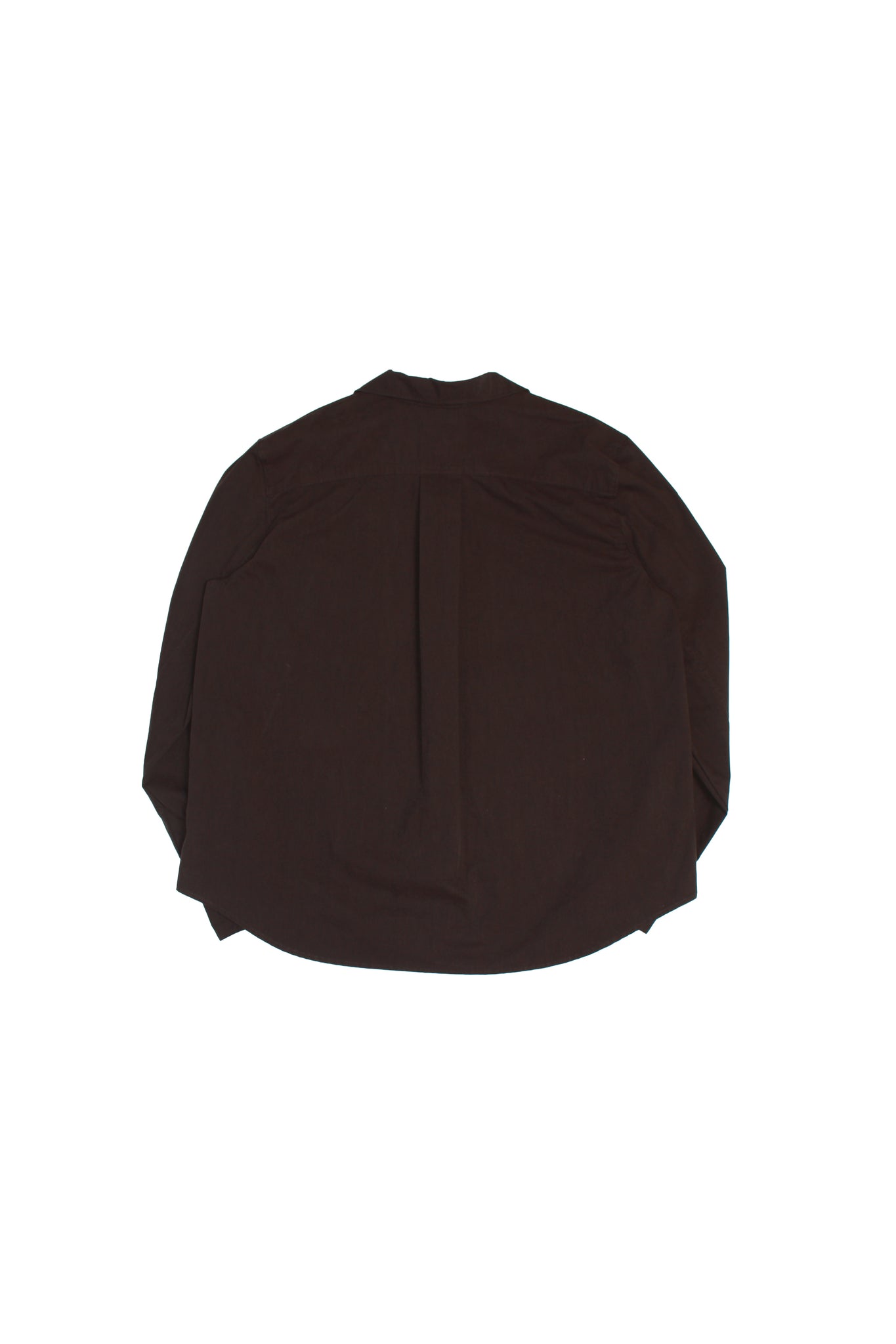 Oslo Cotton Shirt in Dark Brown