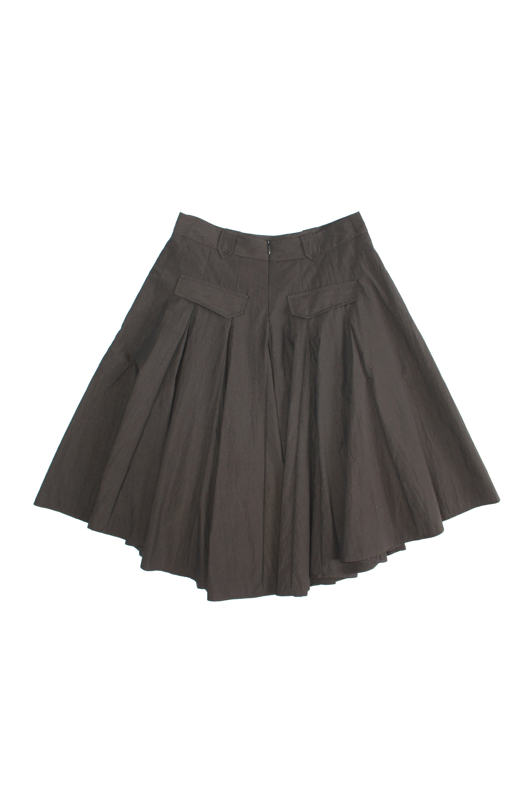 Asymmetrical Paneled Midi Skirt in Charcoal – Jowa.shop