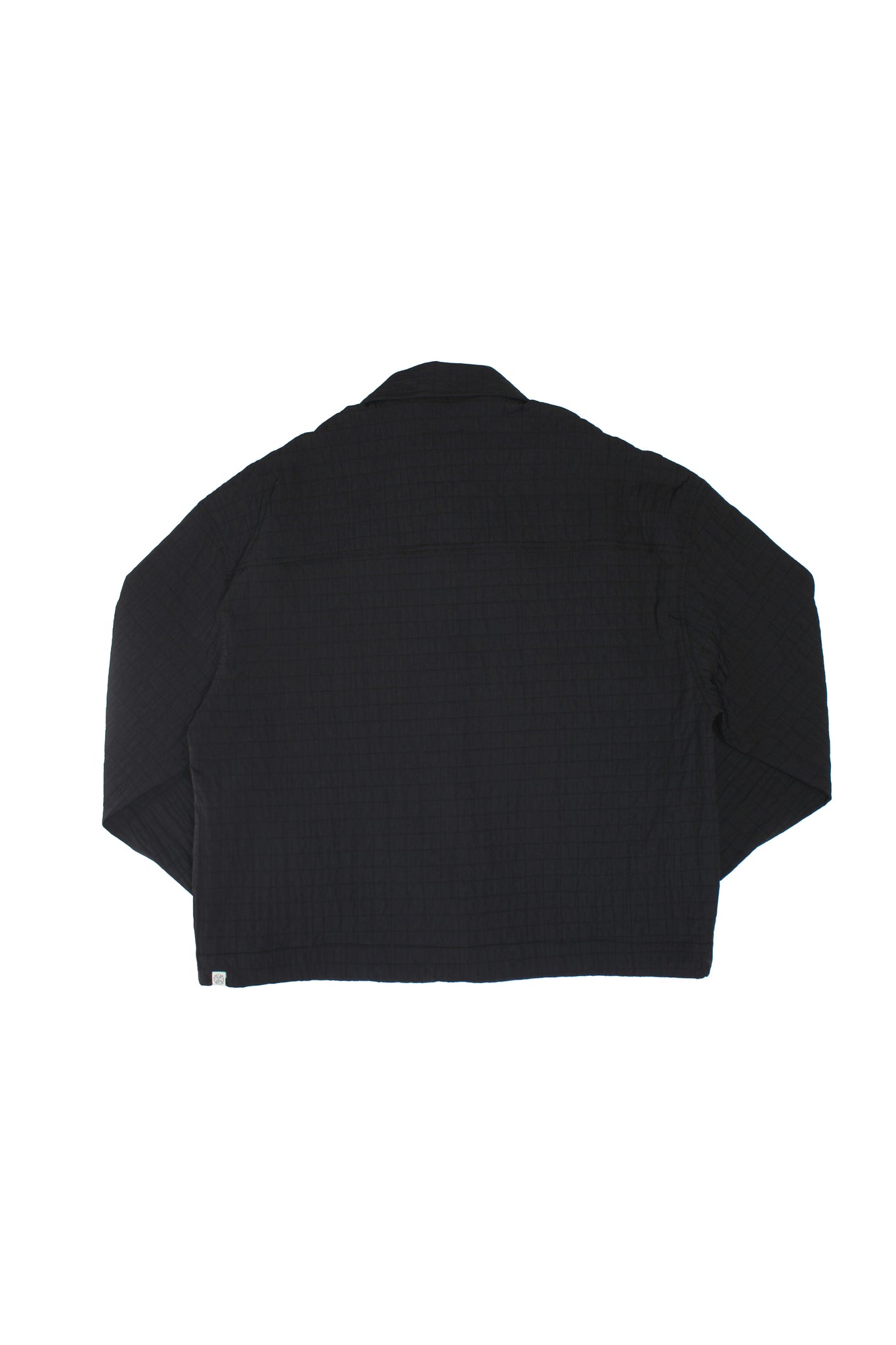 Crop Quilted Jacket in Black