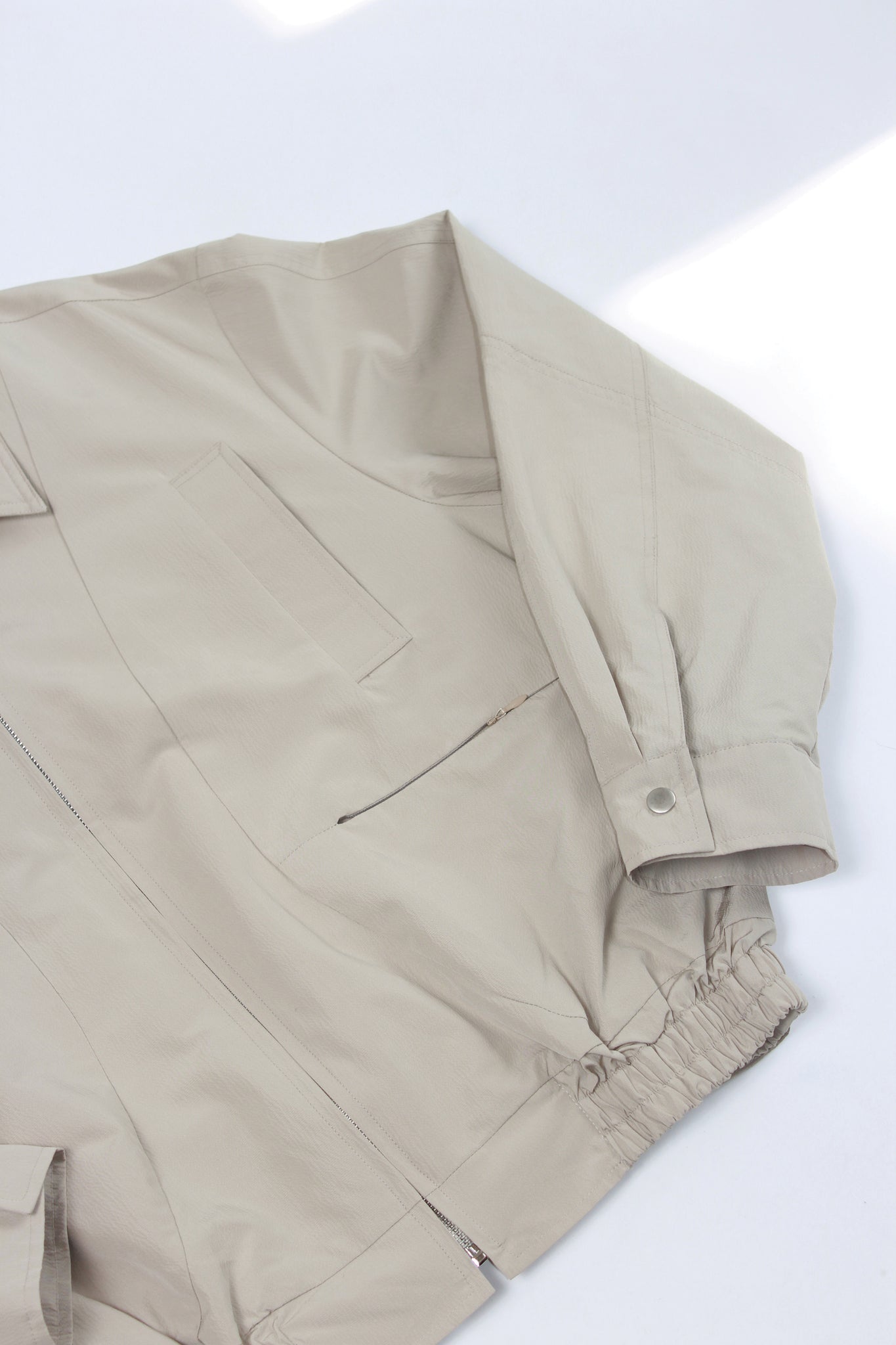 Audau Bomber Jacket in Beige