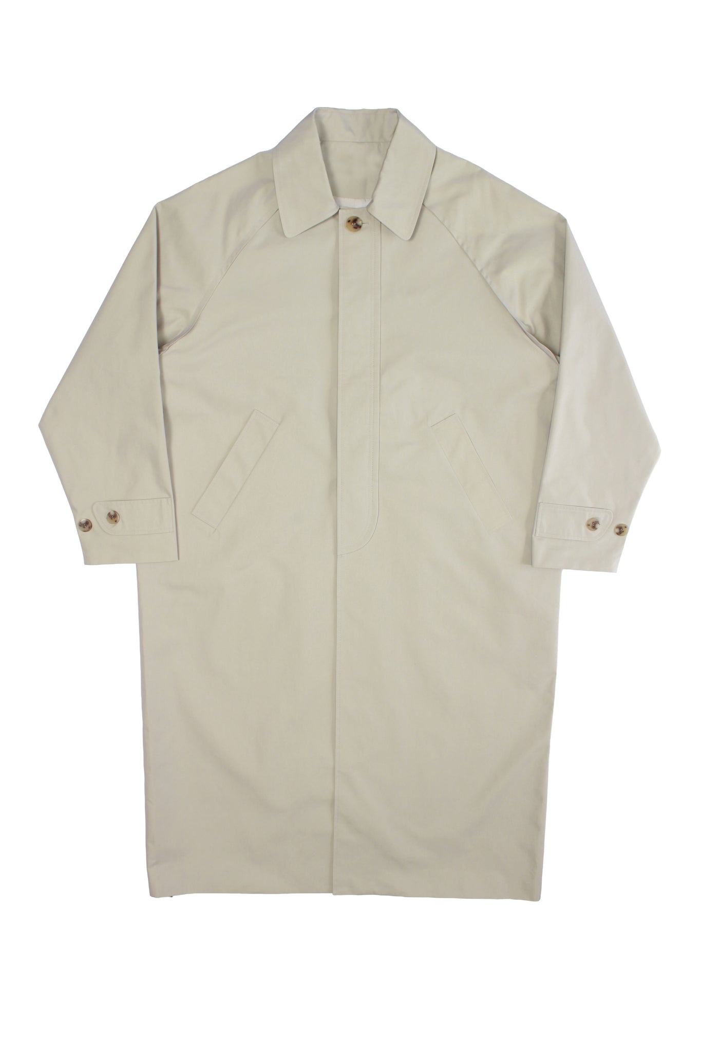 Oversized Maxi Trench Coat in Beige – Jowa.shop