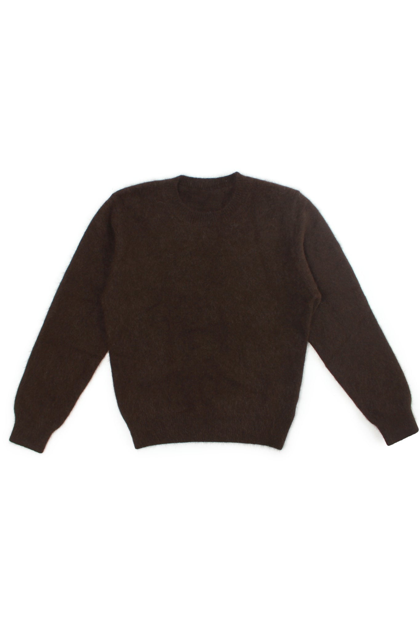 Raccoon Round Neck Sweater in Brown