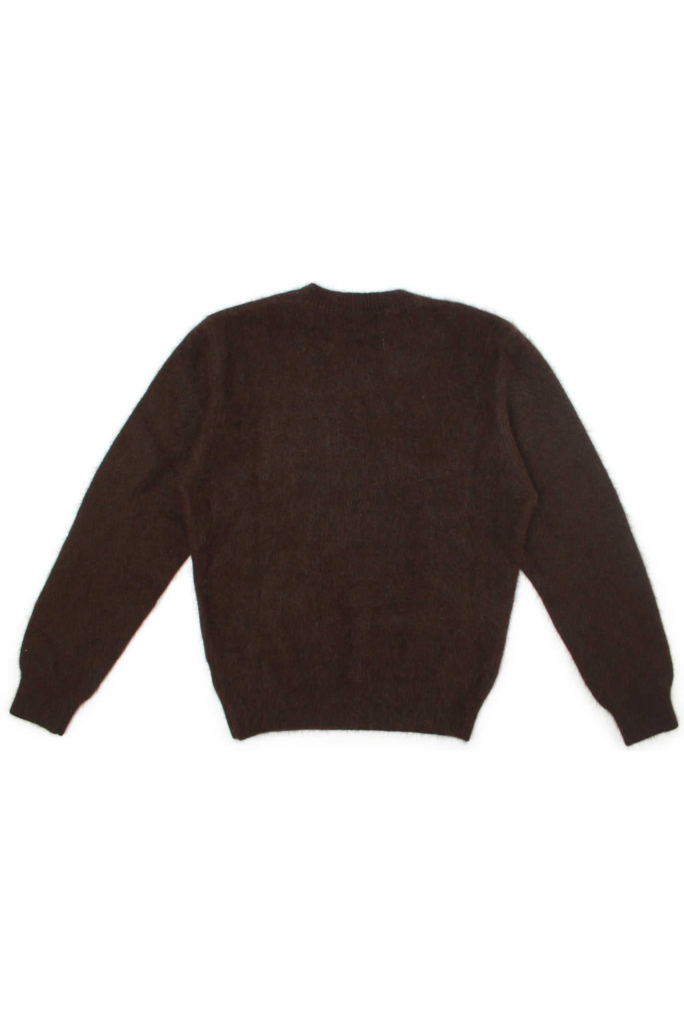 Raccoon Round Neck Sweater in Brown