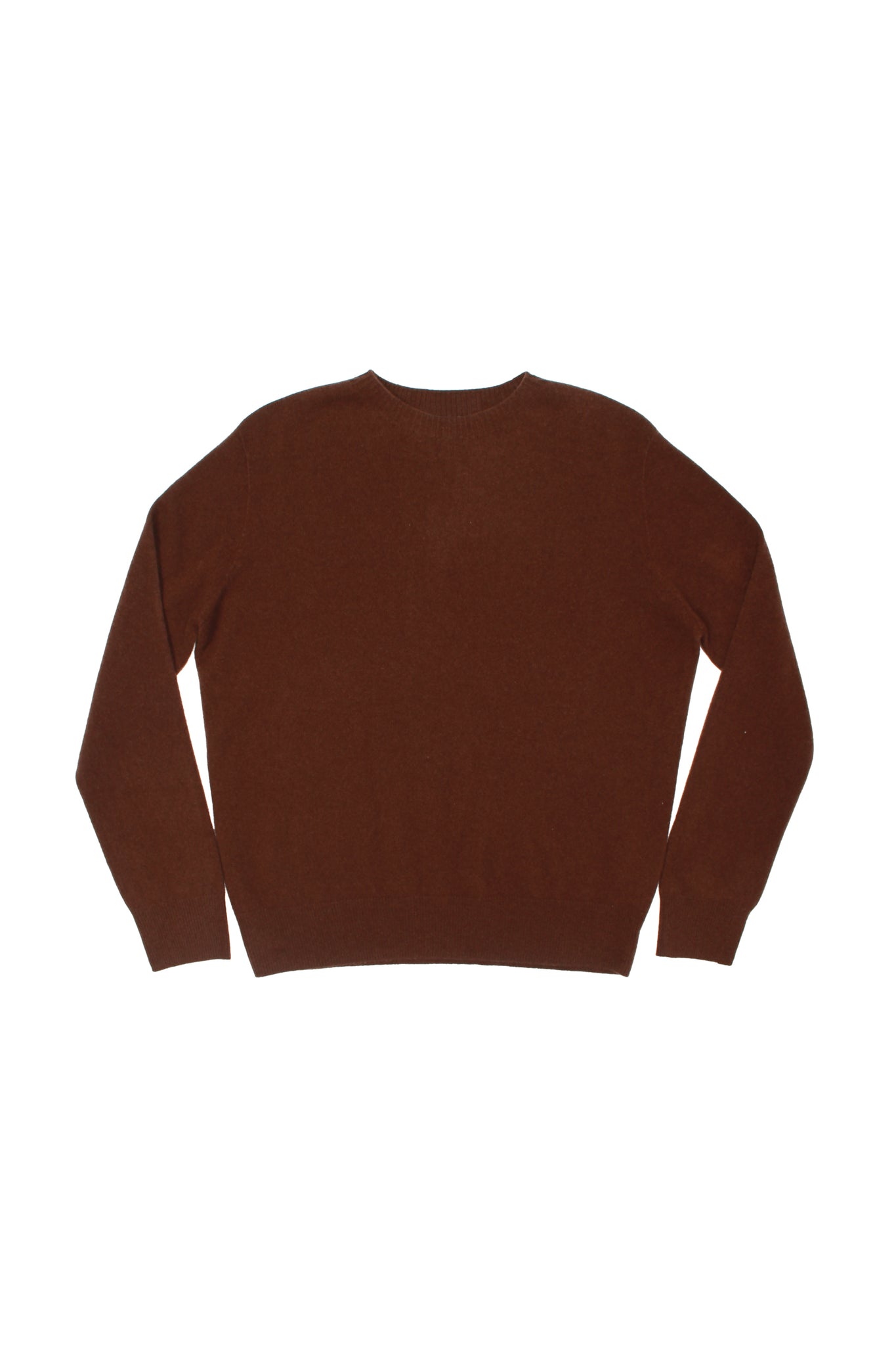 WHOLEGARMENT Wool Sweater in Chocolate