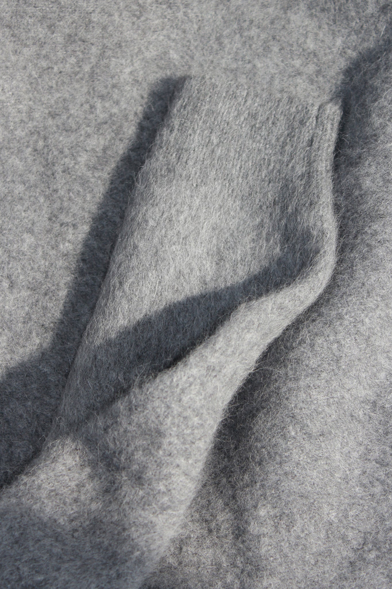 Raccoon Round Neck Sweater in Grey