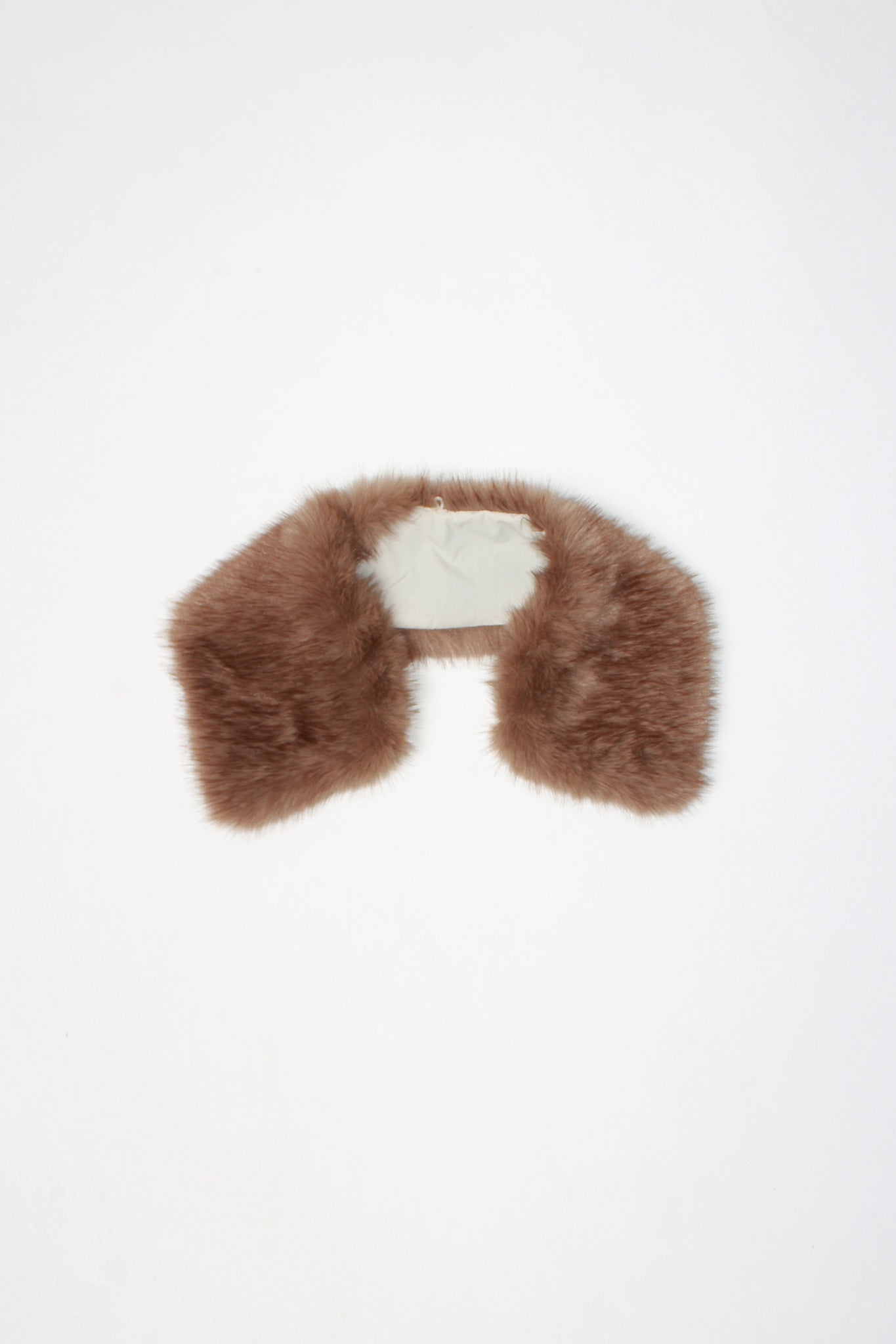 Leive Fur Duck Down Jacket in Cream