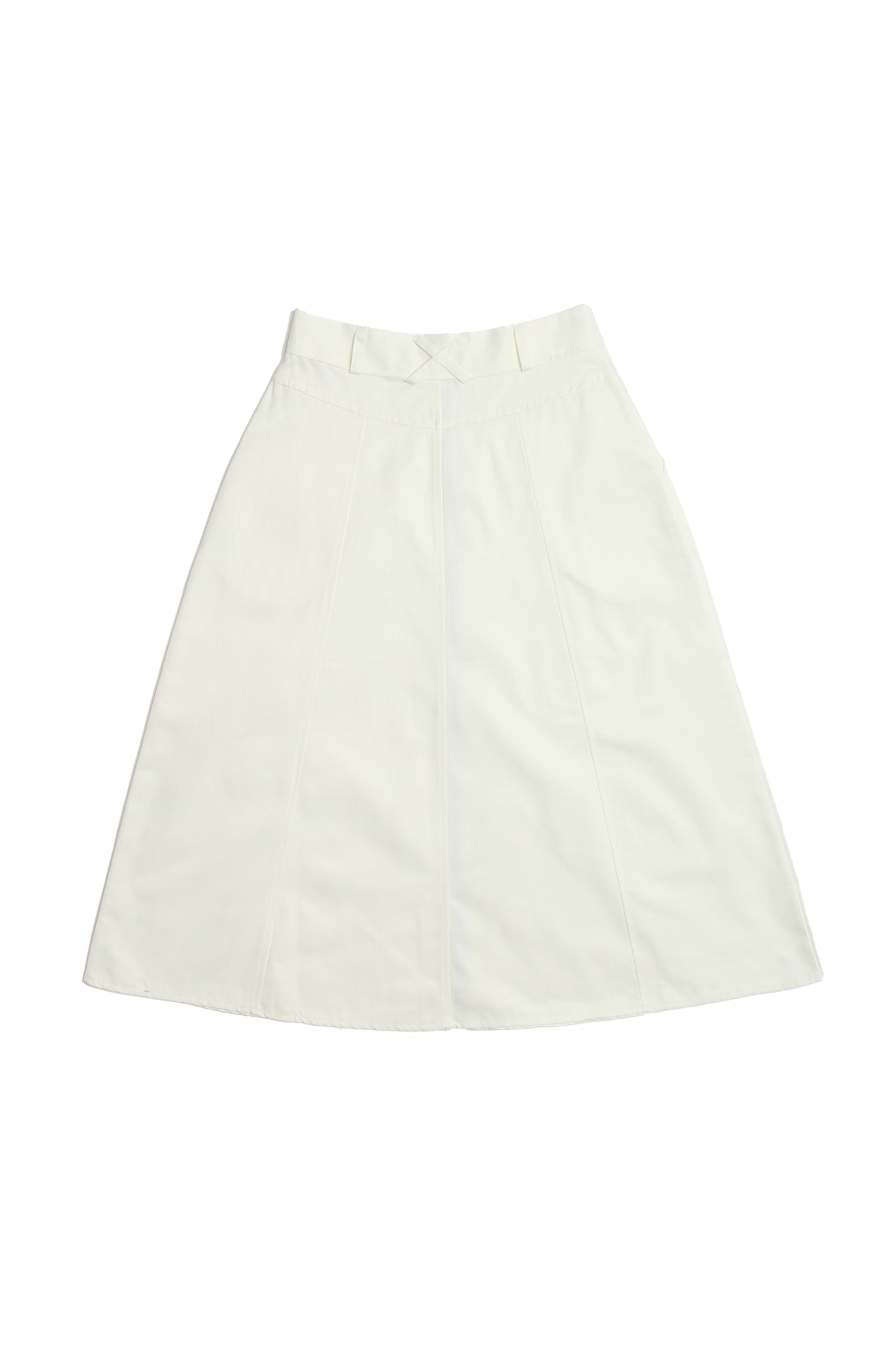 Center Zipper Flare Skirt
