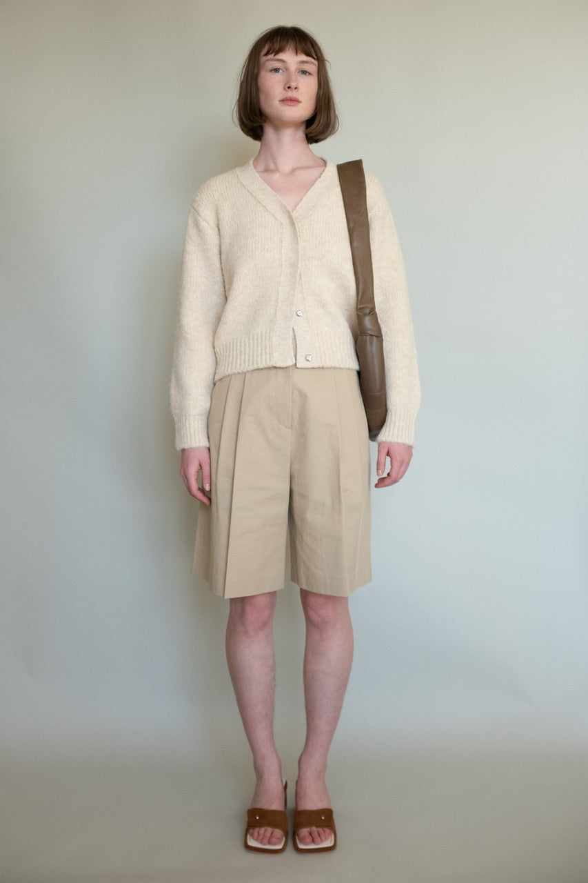 Snap Button Wool Cardigan(2 Colors)