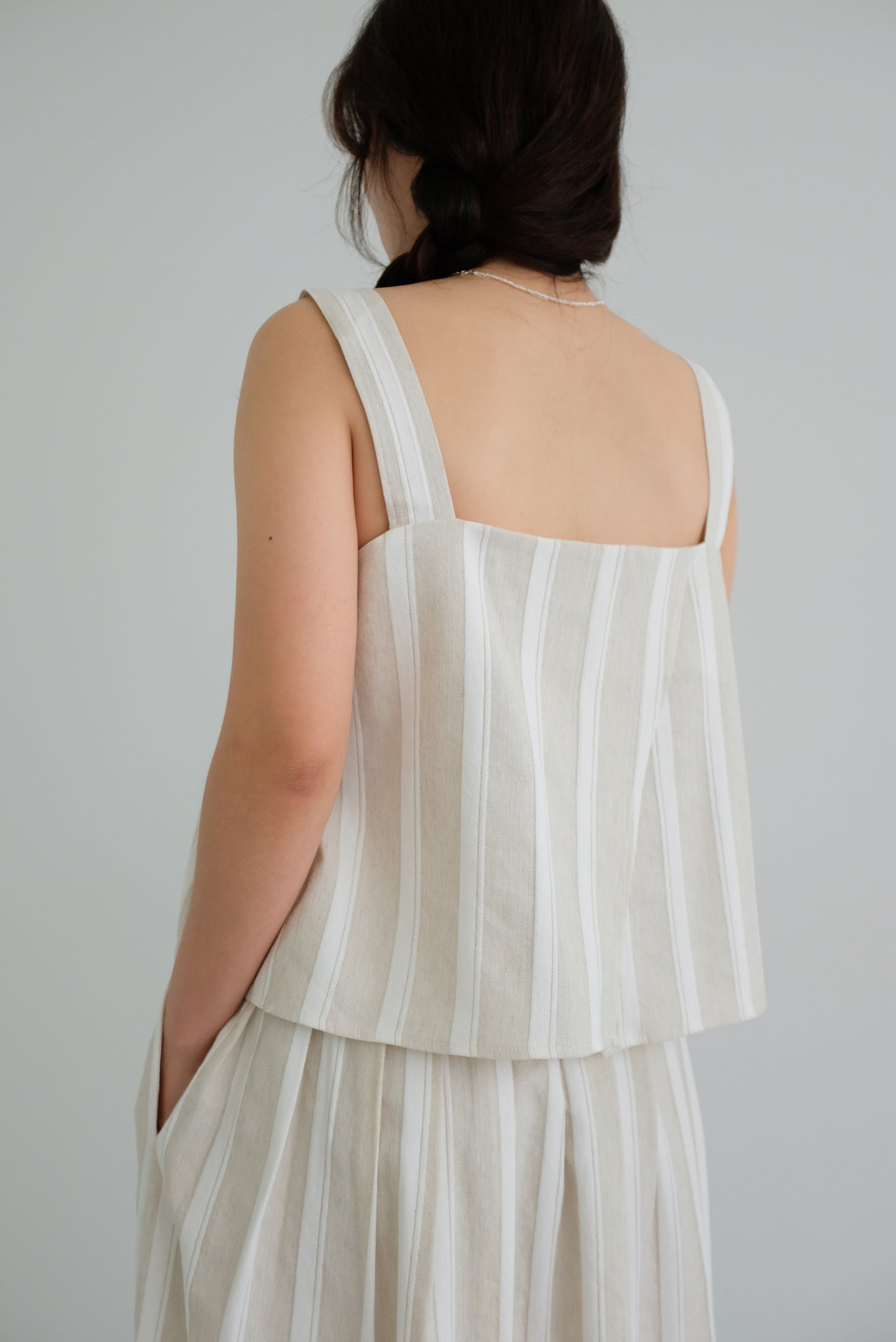 Olivia Linen Stripe Top