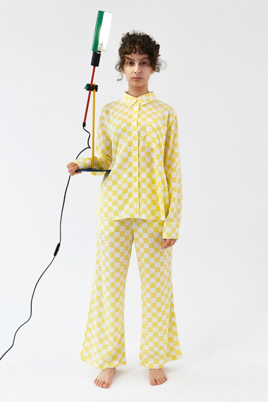 Charging PJ Suit in Yellow by Foli