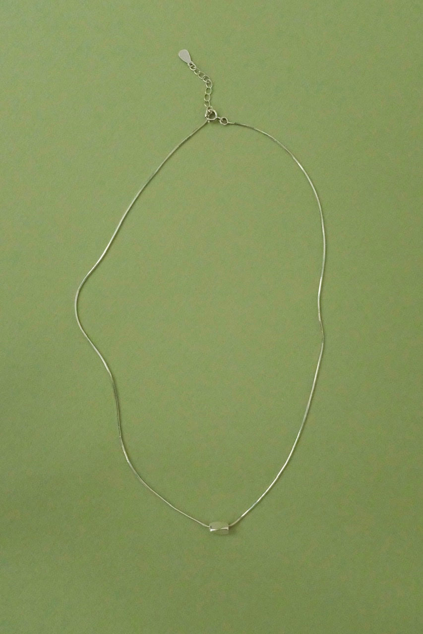 Pebble Silver Necklace
