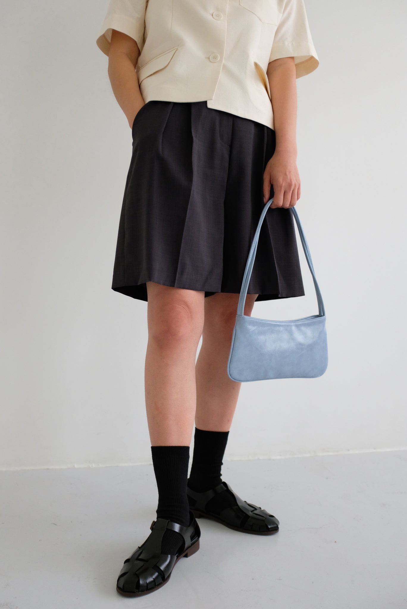 Breeze Tailored Shorts in Navy