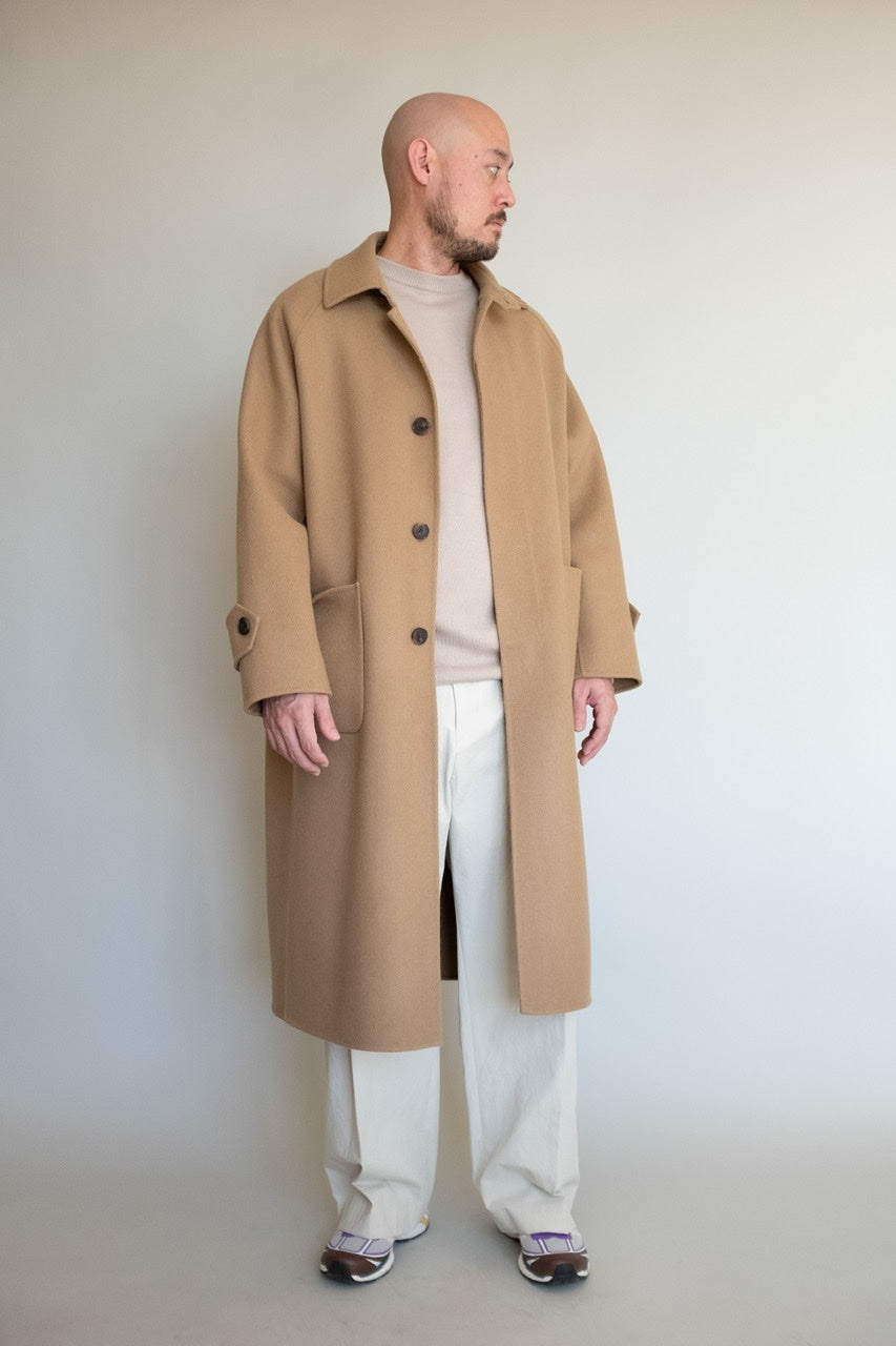 Handmade) Oversized Unisex Coat in Camel