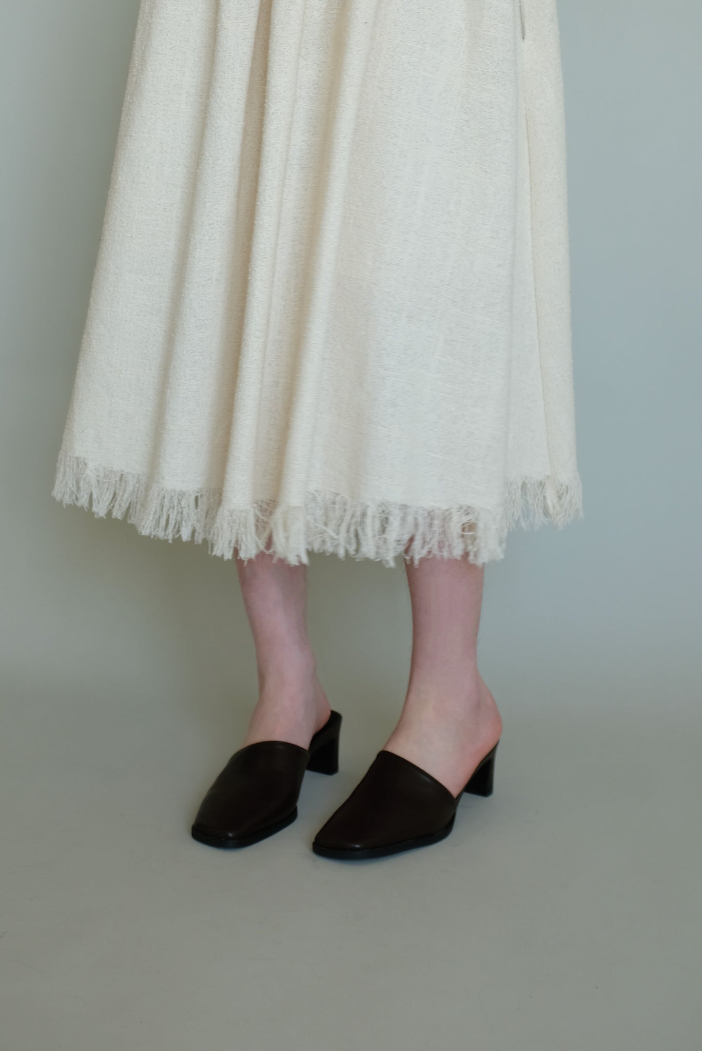 Tweed Off Shoulder Dress
