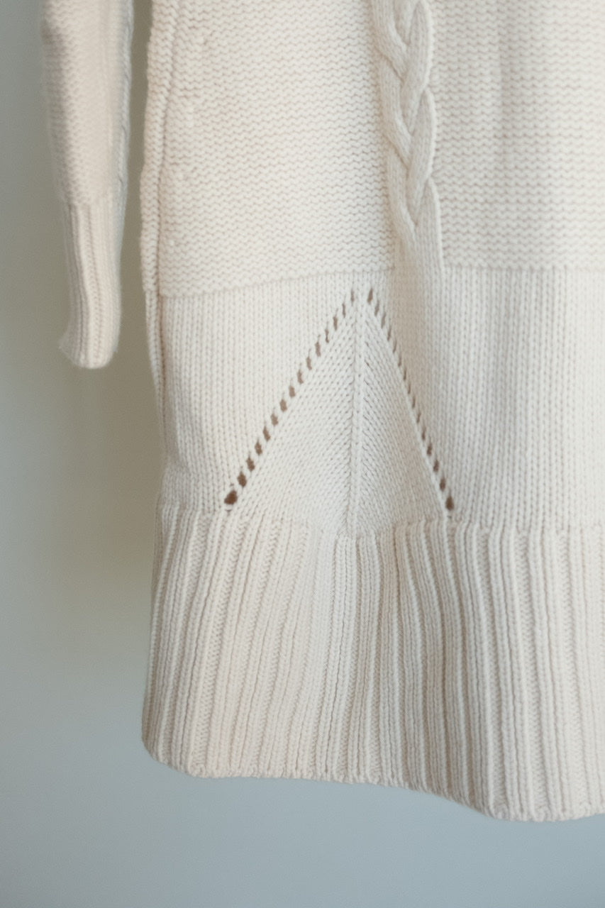 Cable Knit Cardigan Dress in 2 colors