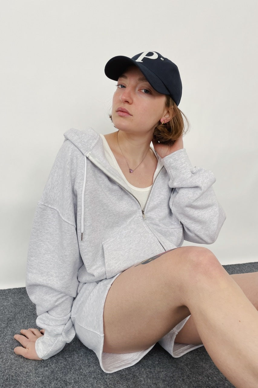 Alphabet Embroidered Ballcap in Navy