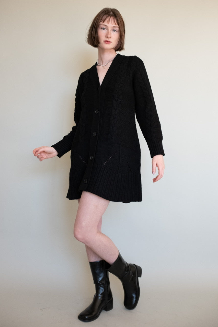 Cable Knit Cardigan Dress in 2 colors