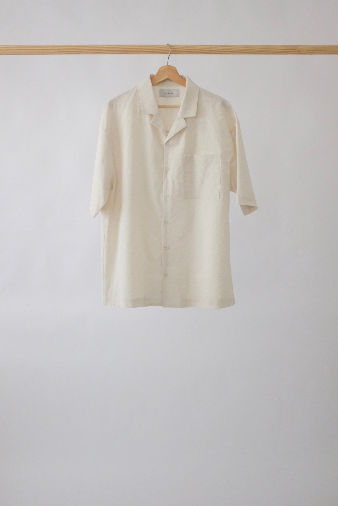 Easy Open Collar Shirts in Ivory
